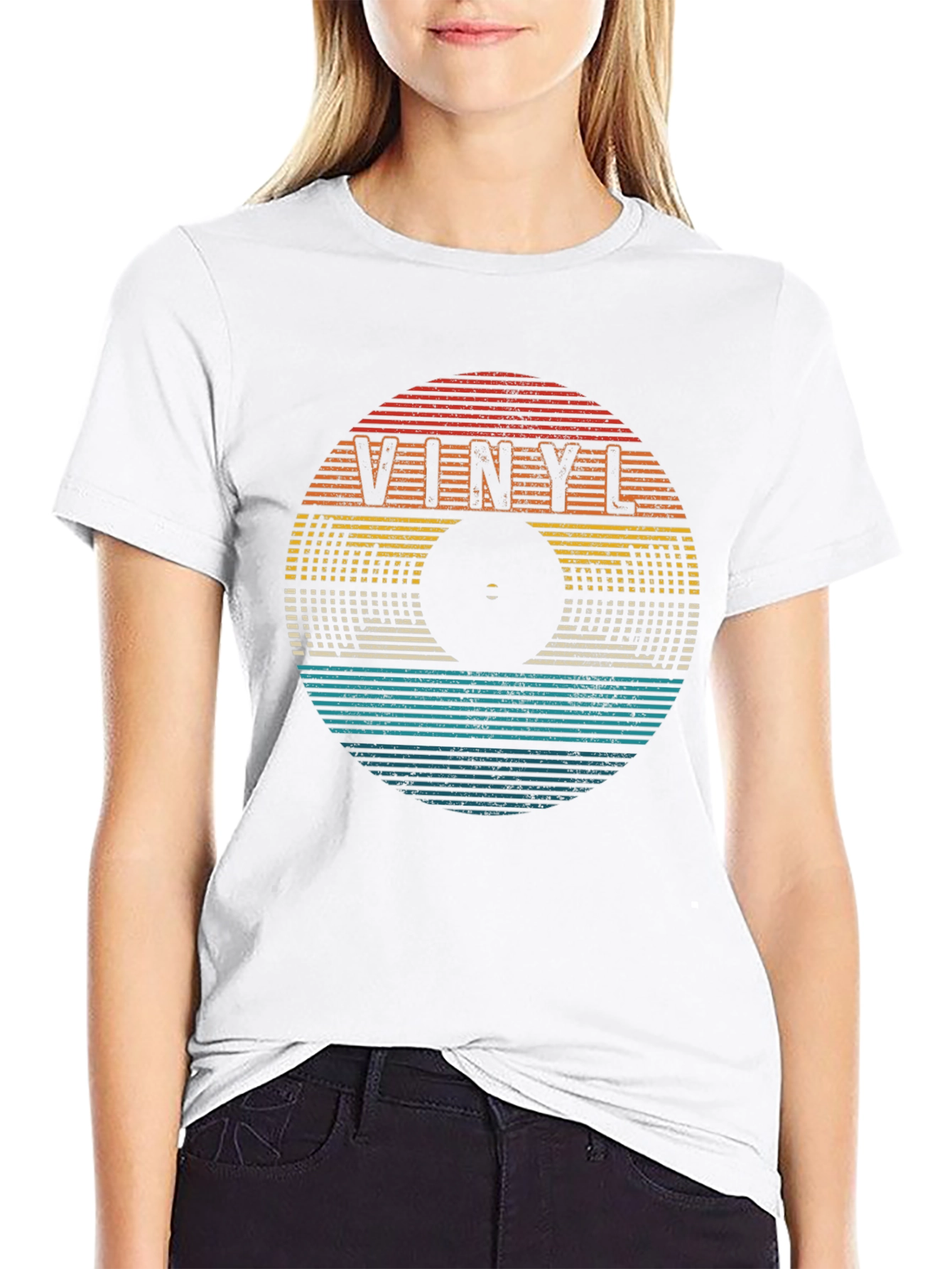 Vinyl Record Retro Style T-Shirt