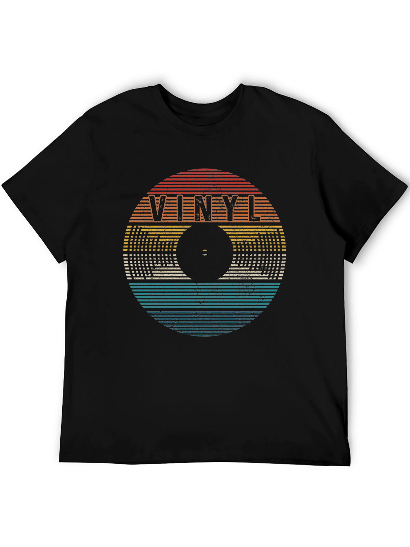 Vinyl Record Retro Style T-Shirt