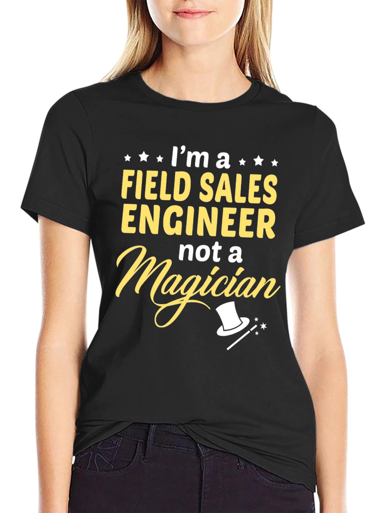 Field Sales Engineer Not A Magician Graphic Tee