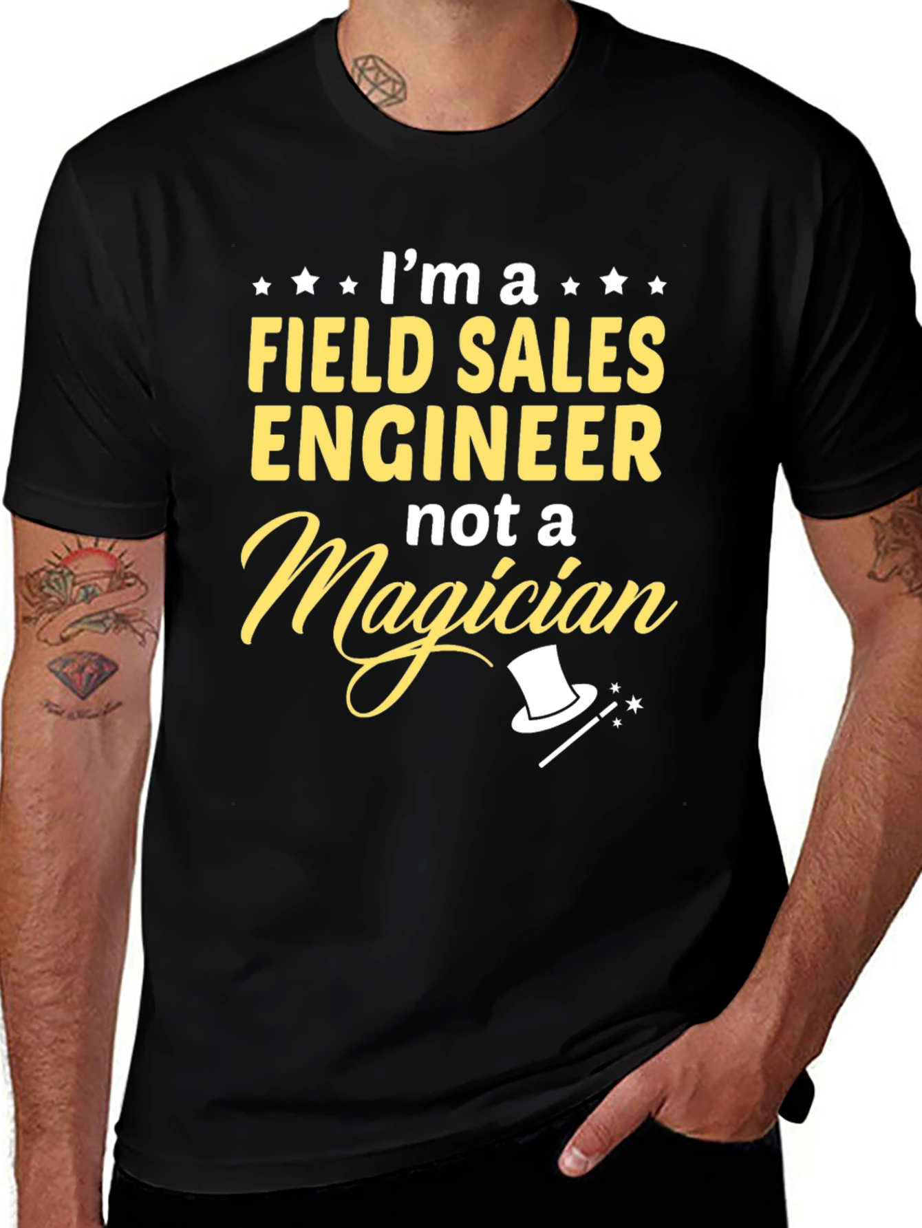 Field Sales Engineer Not A Magician Graphic Tee
