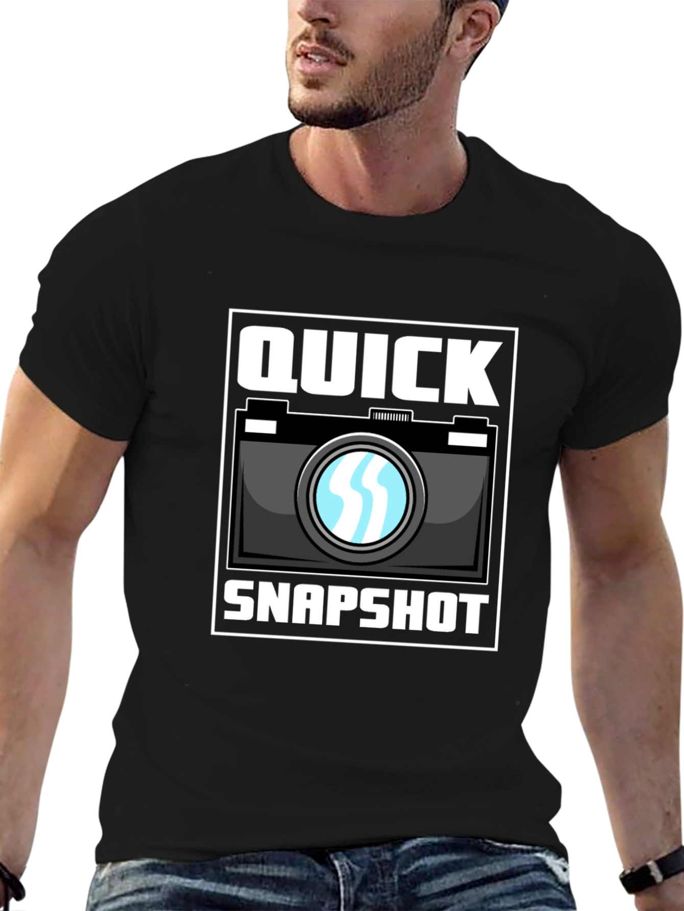 Quick Snapshot Camera Graphic T-Shirt
