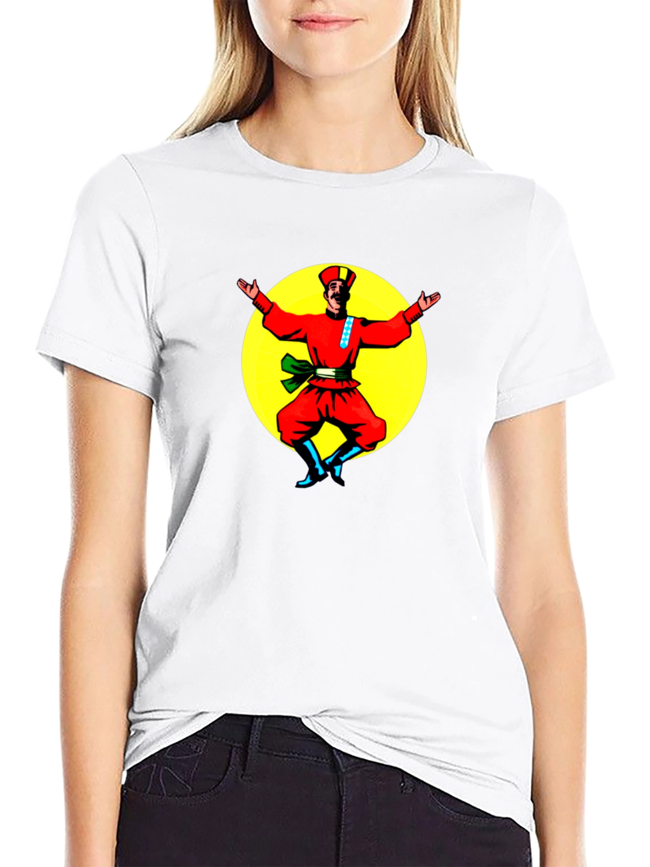 Dancing Cossack Black T-Shirt