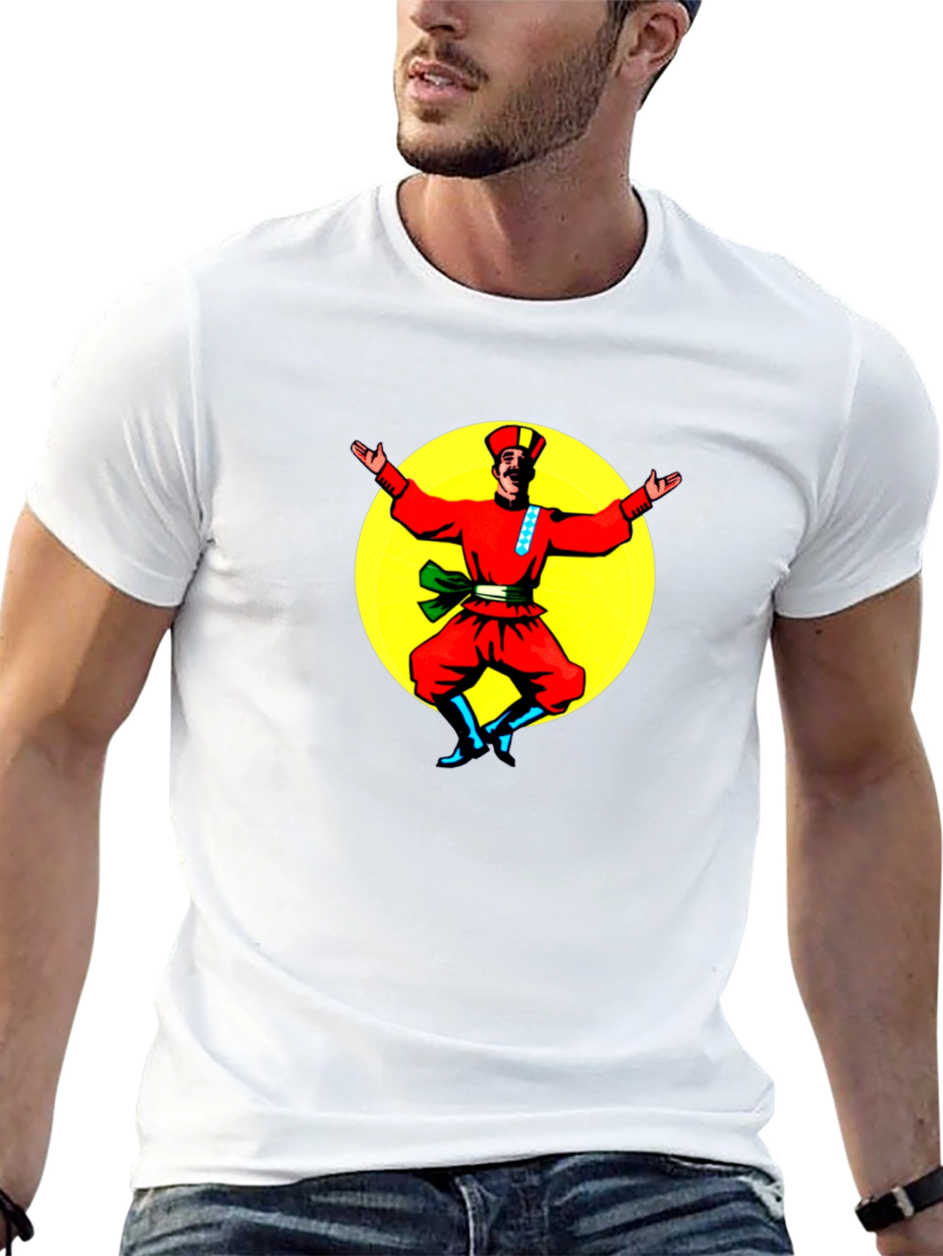 Dancing Cossack Black T-Shirt