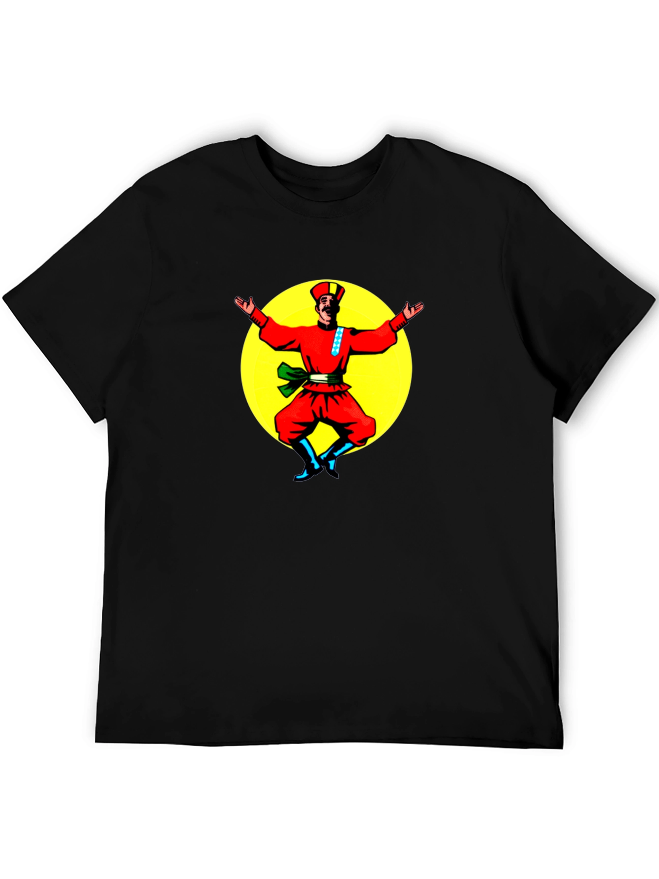 Dancing Cossack Black T-Shirt