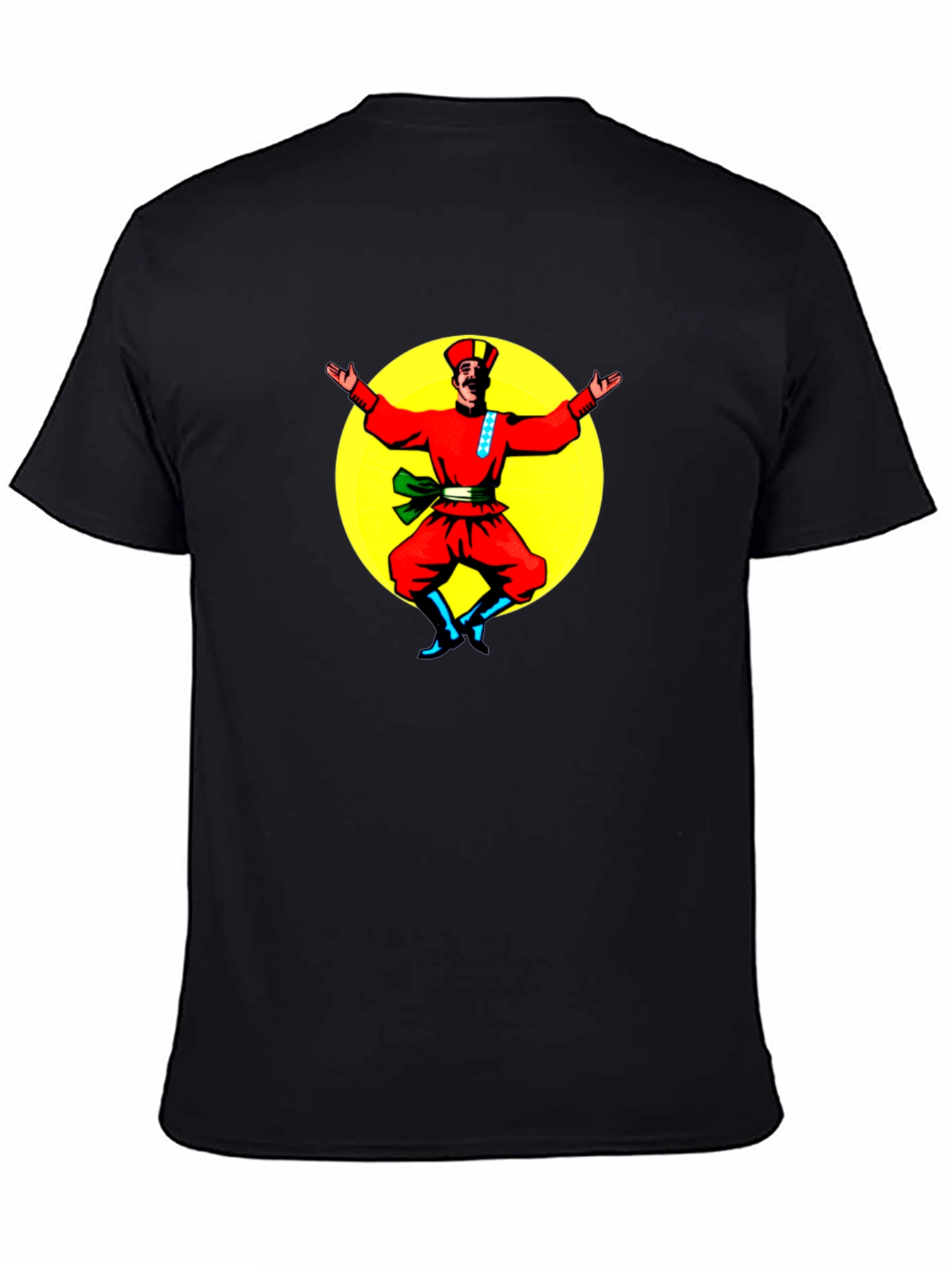 Dancing Cossack Black T-Shirt