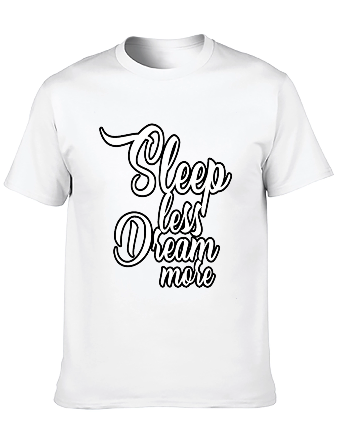 Sleepless Dream More Graphic Black T-Shirt
