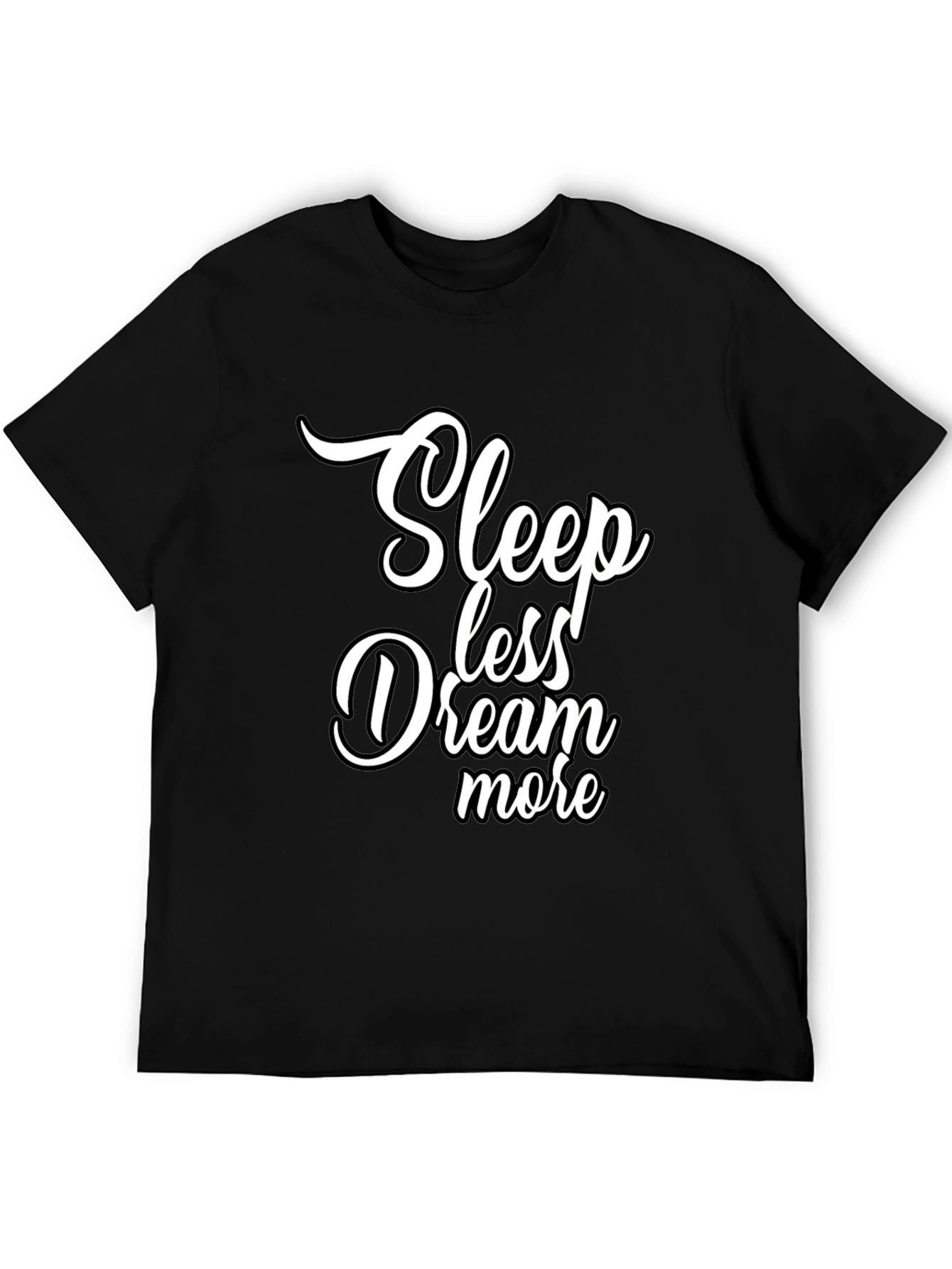 Sleepless Dream More Graphic Black T-Shirt