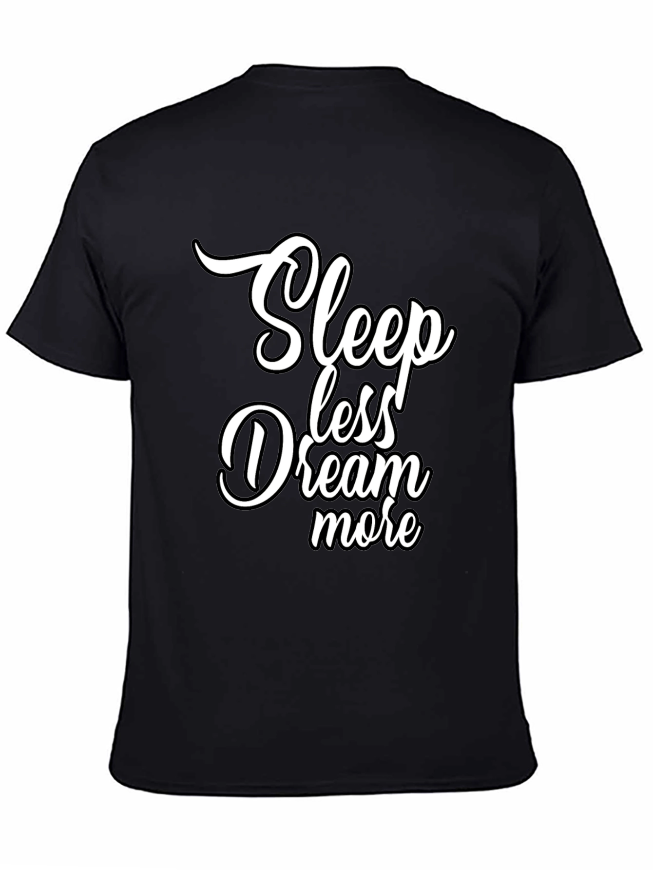 Sleepless Dream More Graphic Black T-Shirt