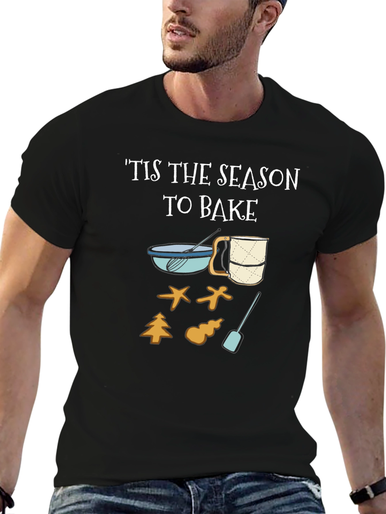 Tis The Season To Bake Crewneck T-Shirt