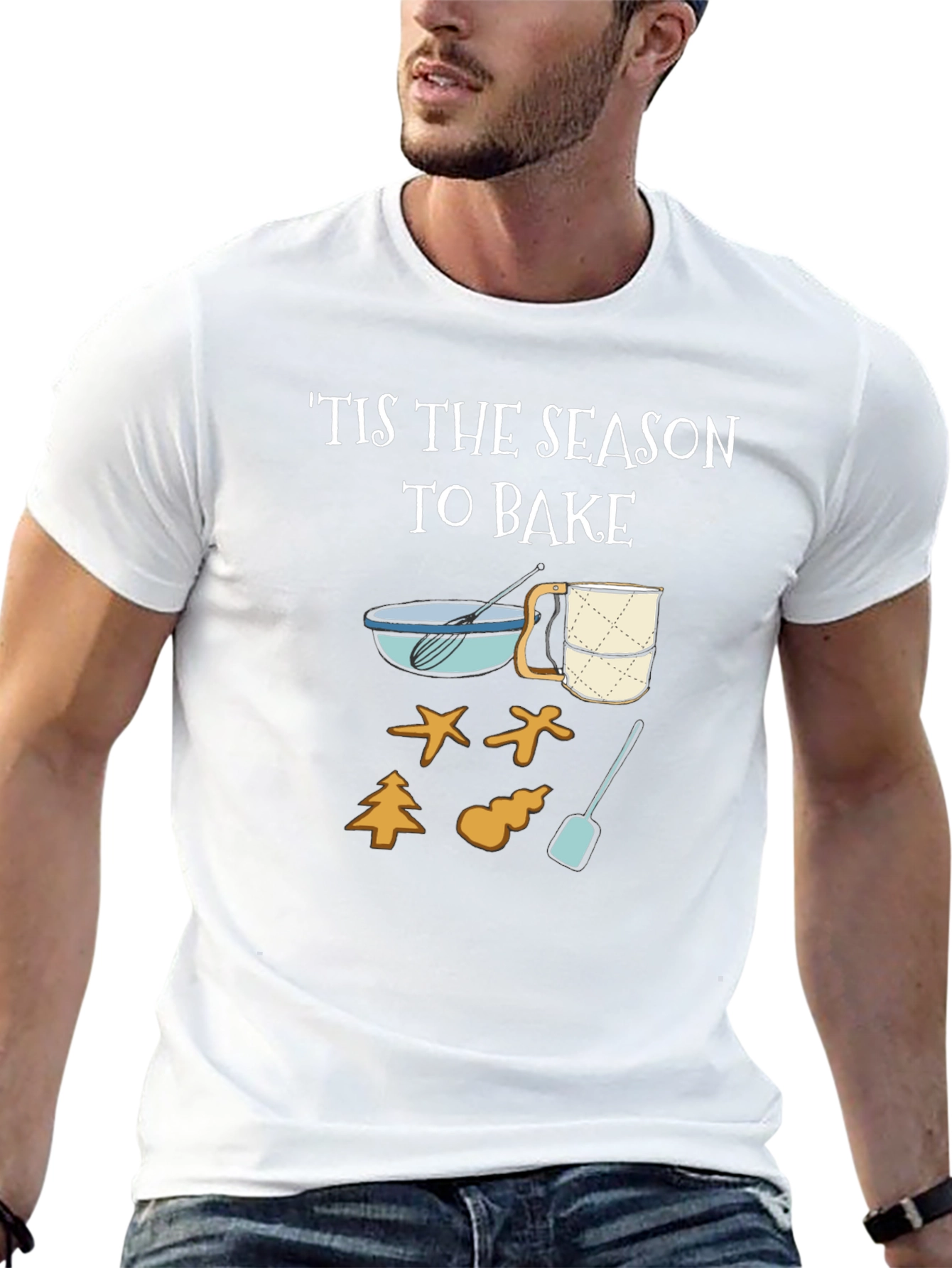 Tis The Season To Bake Crewneck T-Shirt