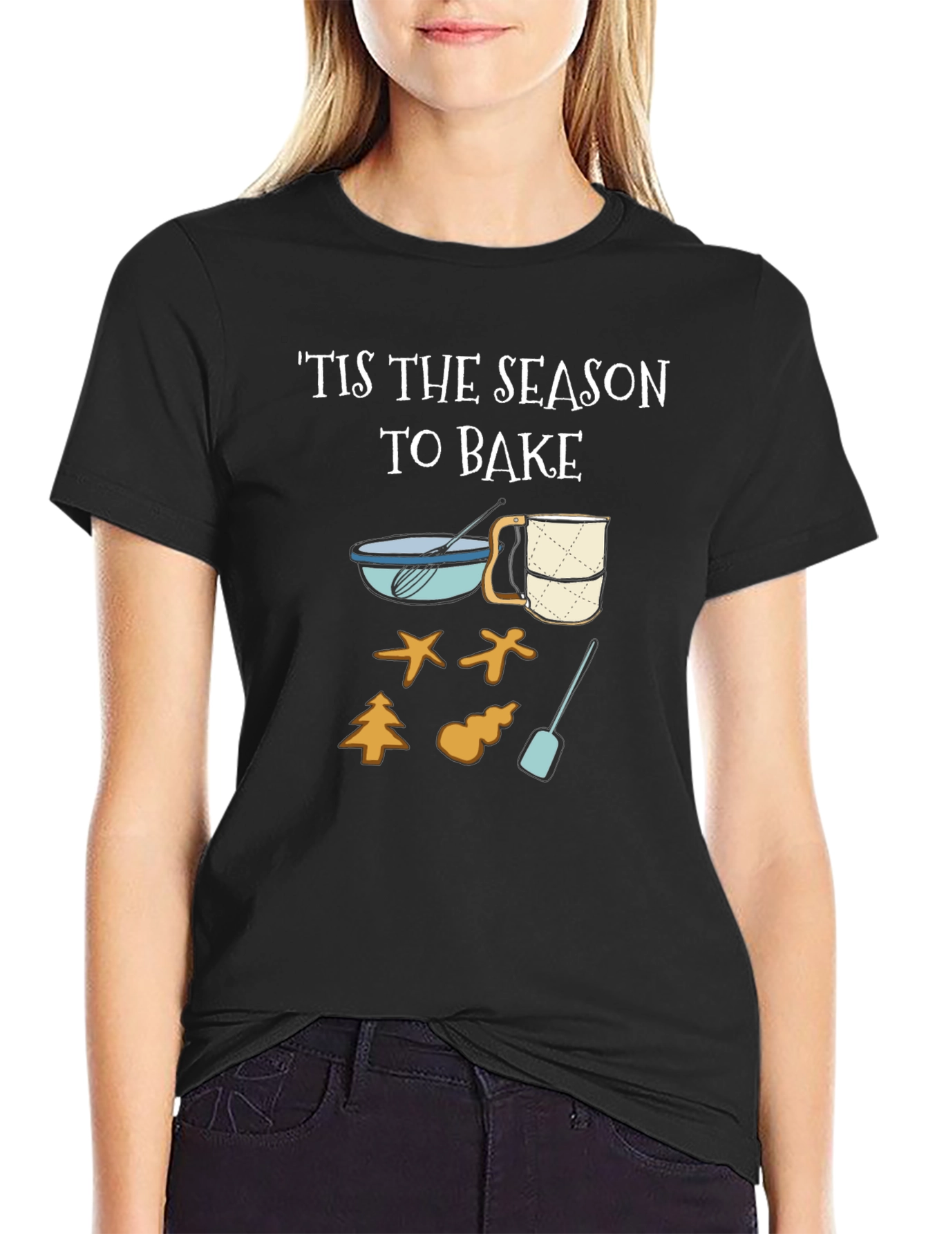Tis The Season To Bake Crewneck T-Shirt