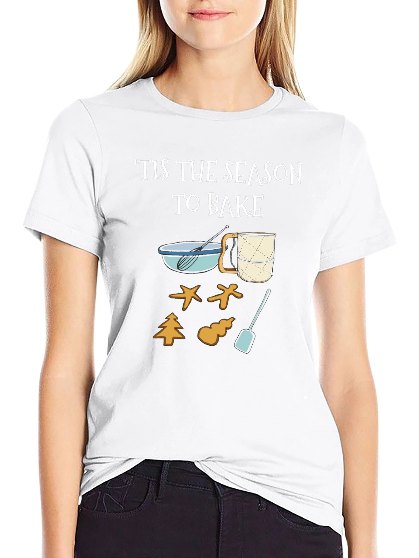 Tis The Season To Bake Crewneck T-Shirt