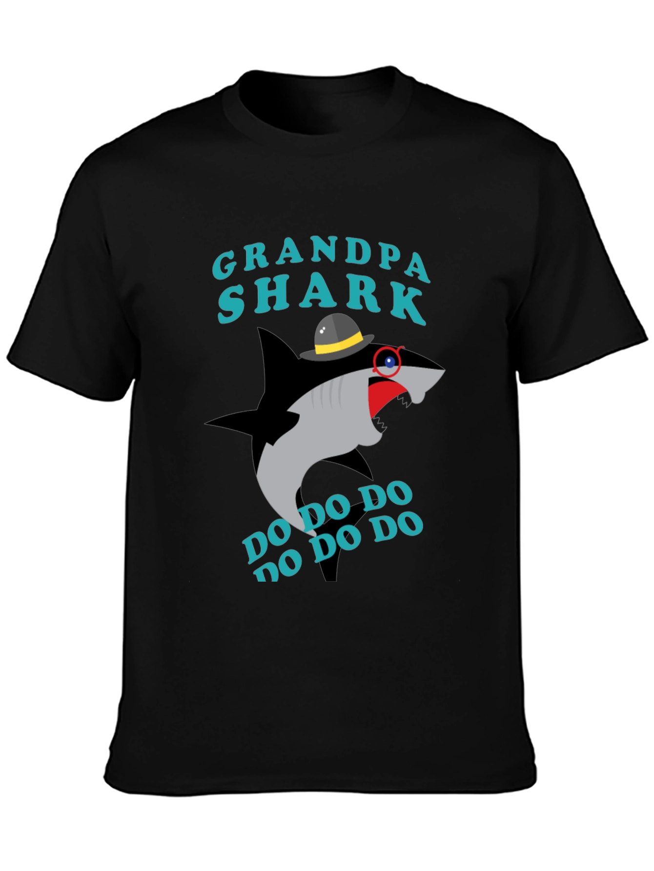Grandpa Shark Graphic T-Shirt