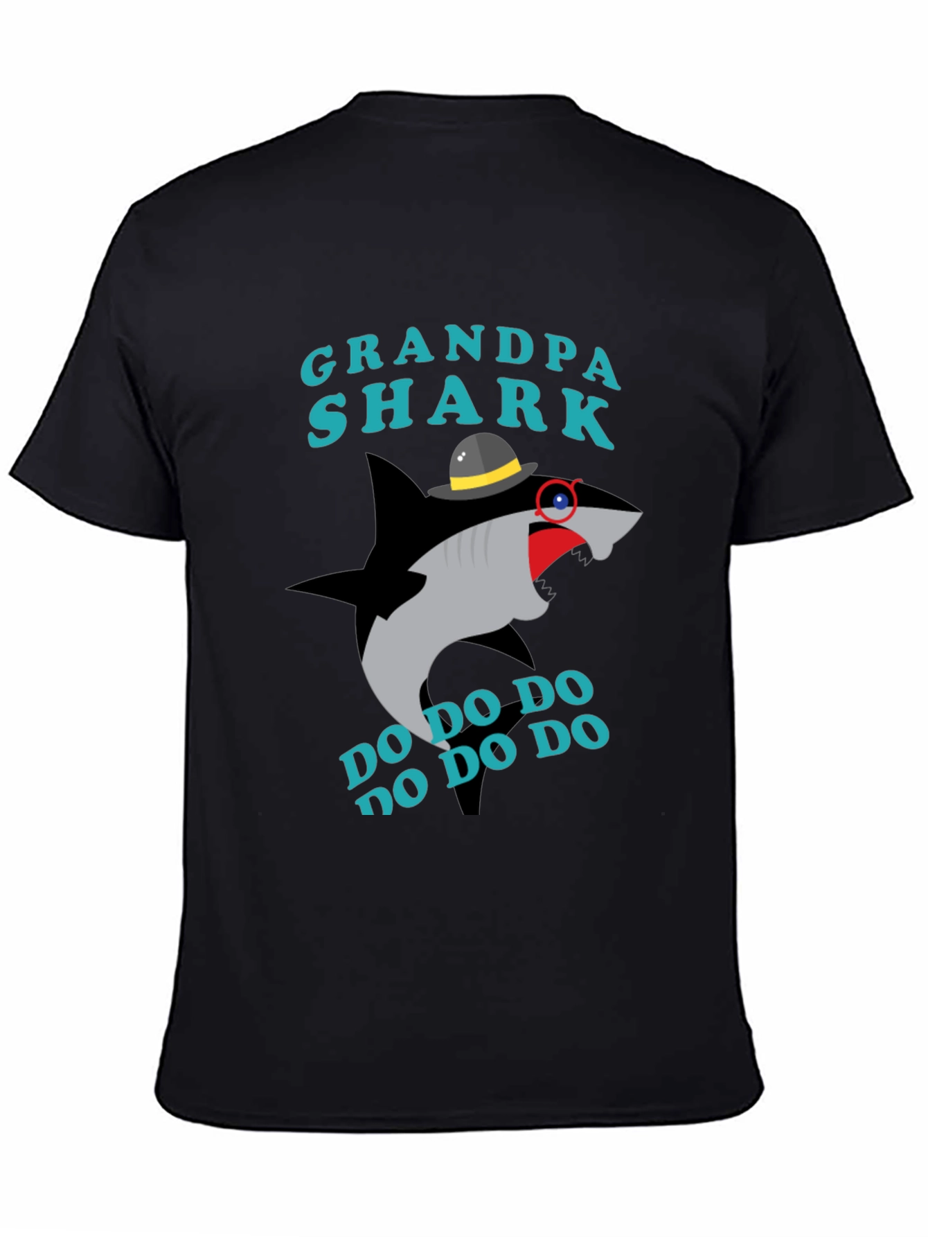Grandpa Shark Graphic T-Shirt