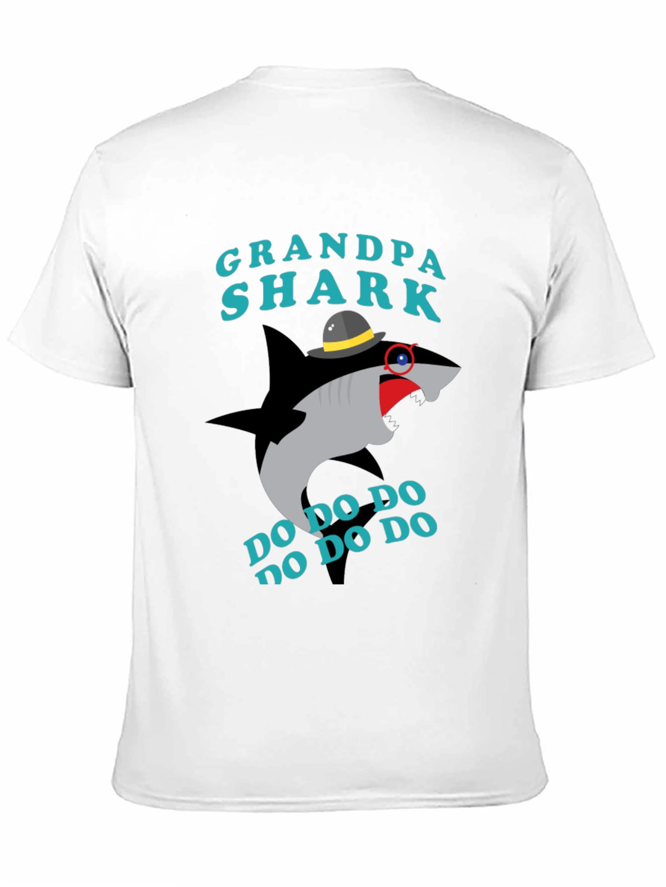Grandpa Shark Graphic T-Shirt