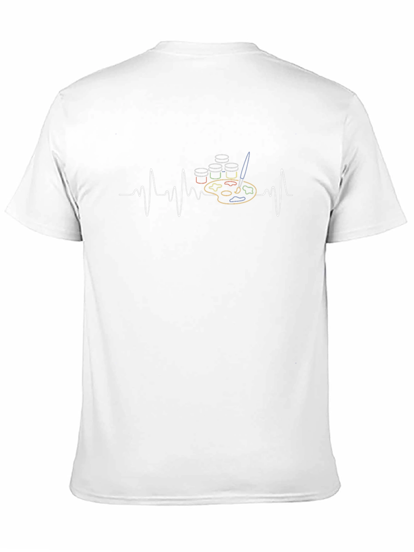 Artists Heartbeat Graphic Tee - Black