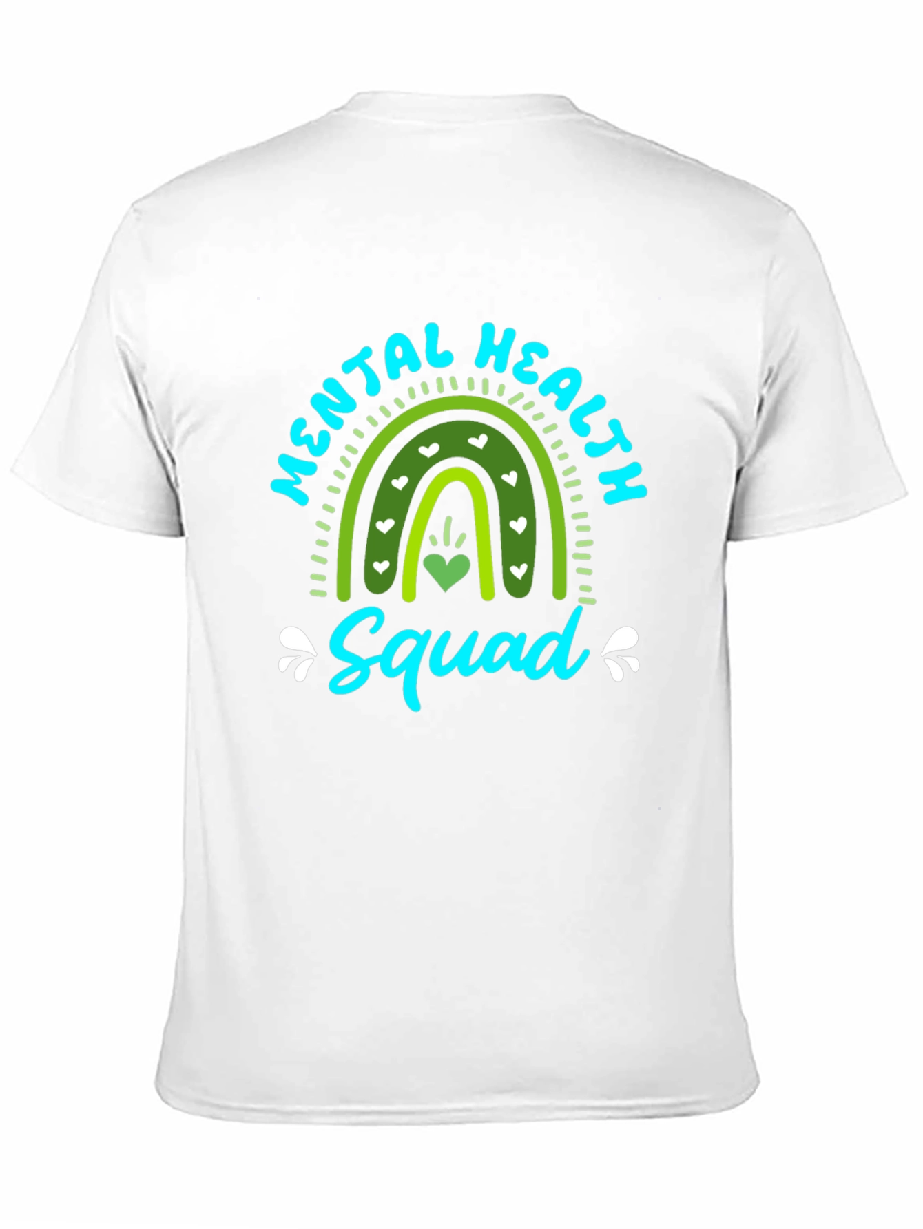 Mental Health Squad Rainbow Graphic T-Shirt
