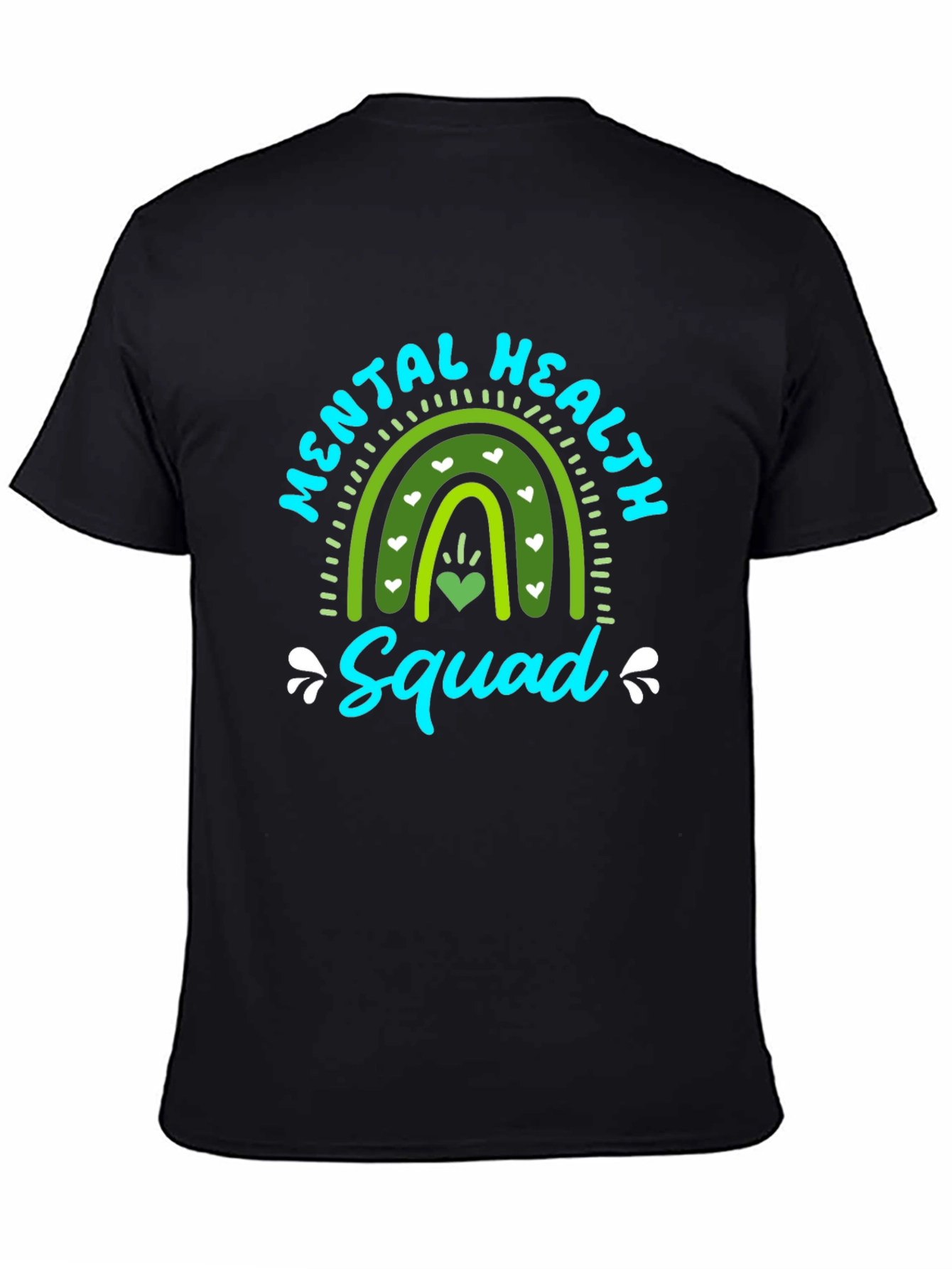Mental Health Squad Rainbow Graphic T-Shirt