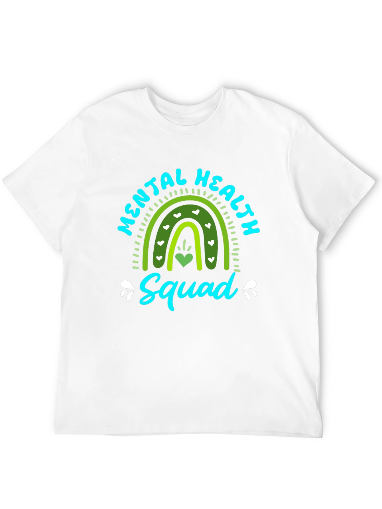 Mental Health Squad Rainbow Graphic T-Shirt