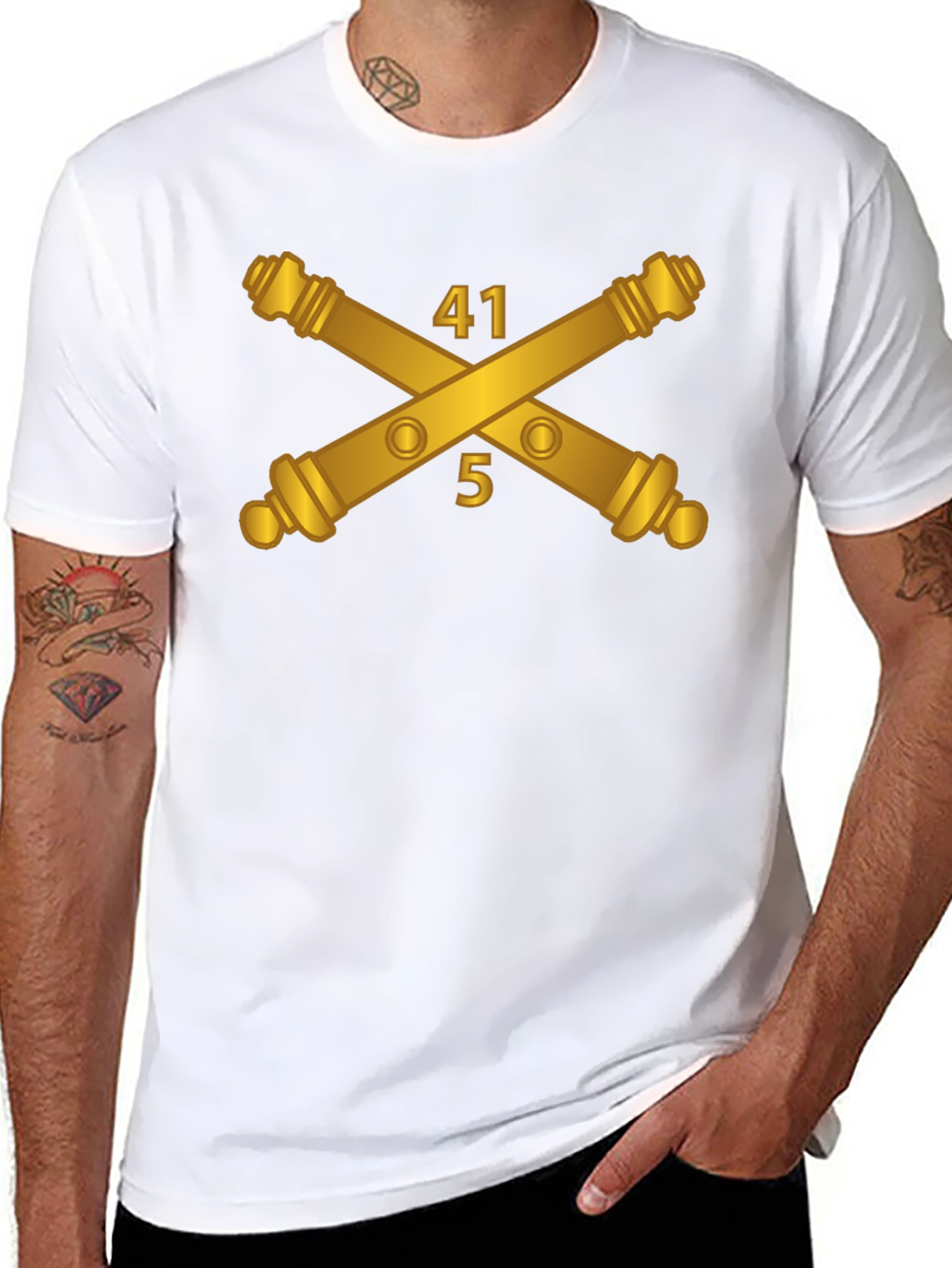 41st Field Artillery Regiment Crossed Cannons T-Shirt