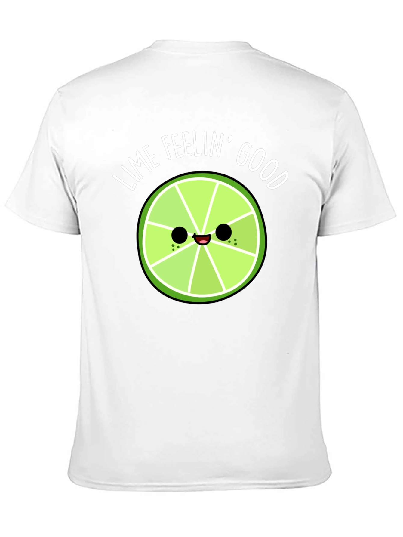 Lime Feelin Good Black Graphic T-Shirt