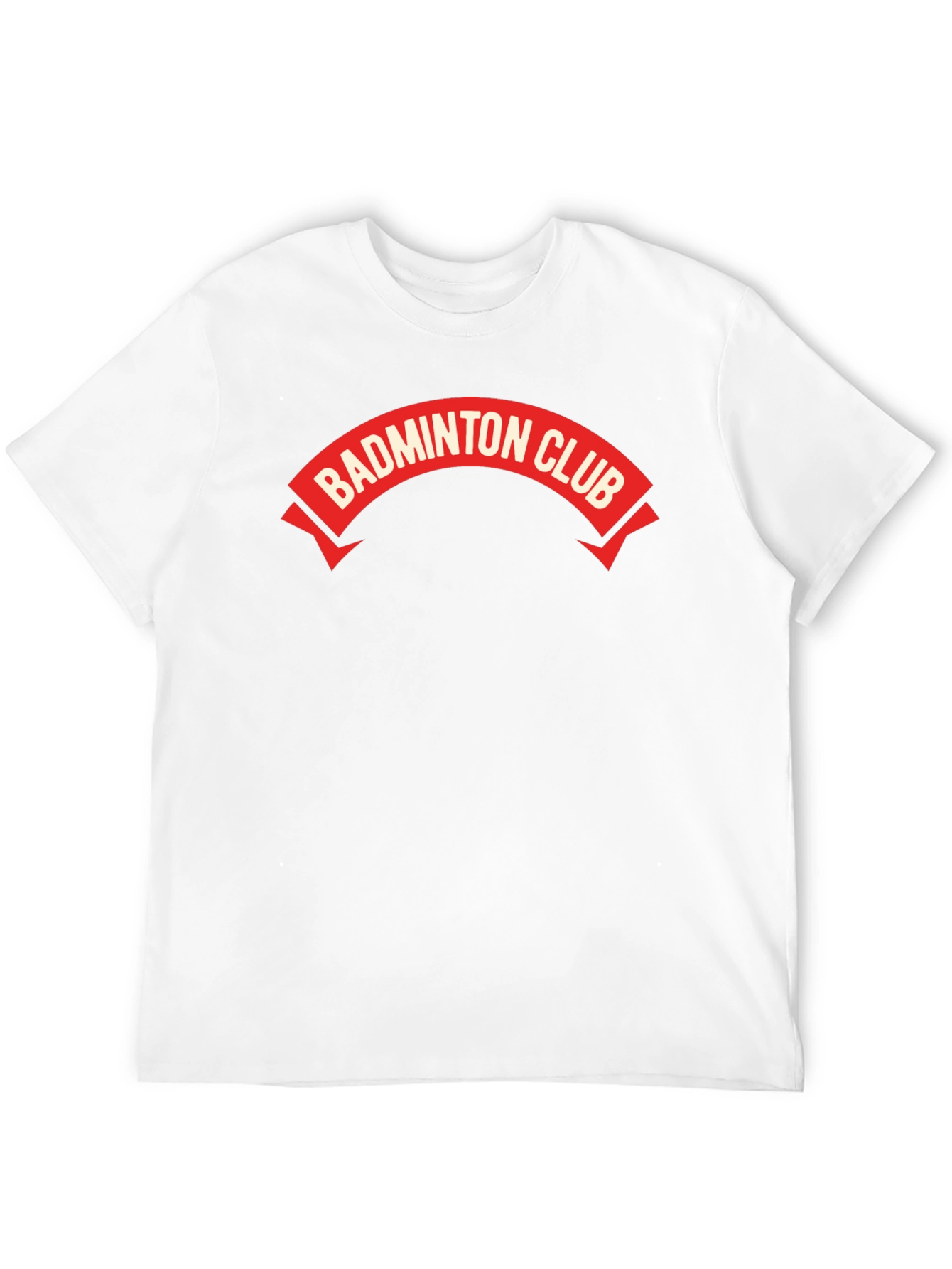 Badminton Club Graphic Tee - Sporty & Stylish