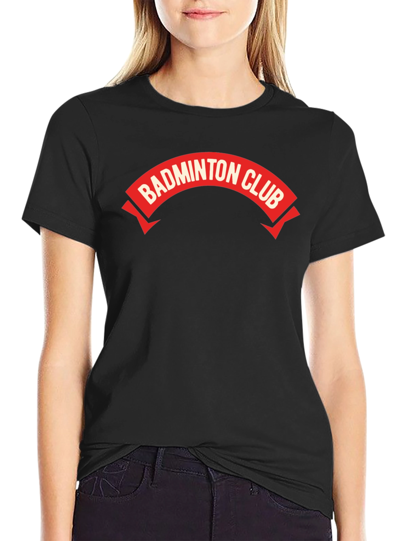 Badminton Club Graphic Tee - Sporty & Stylish
