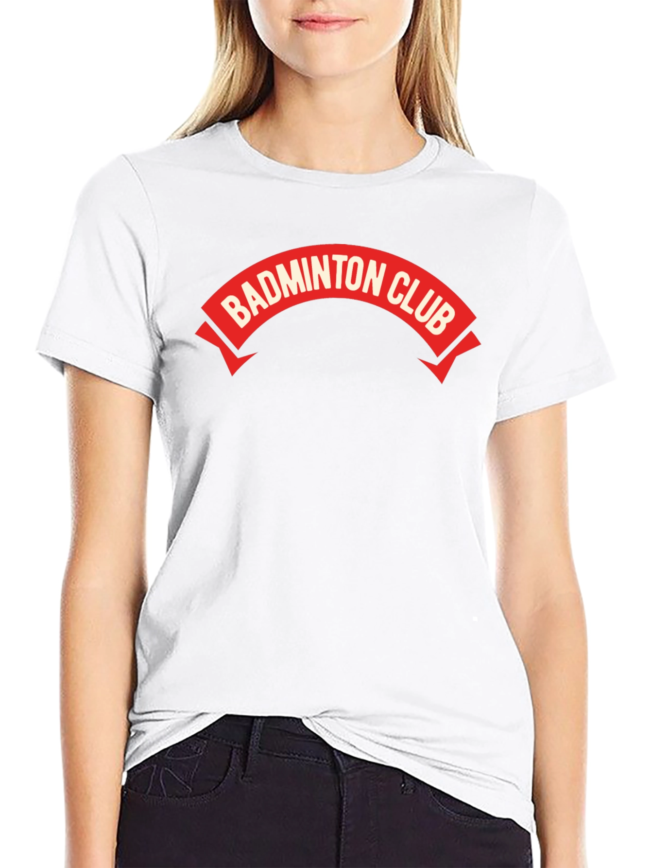 Badminton Club Graphic Tee - Sporty & Stylish