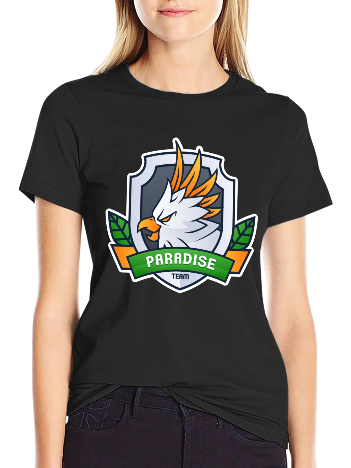 Paradise Team Graphic Tee - Black Short Sleeve