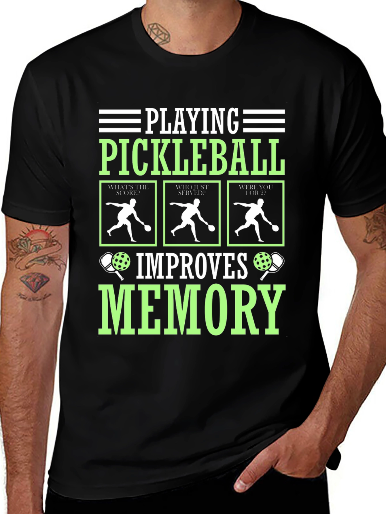 Pickleball Improves Memory T-Shirt