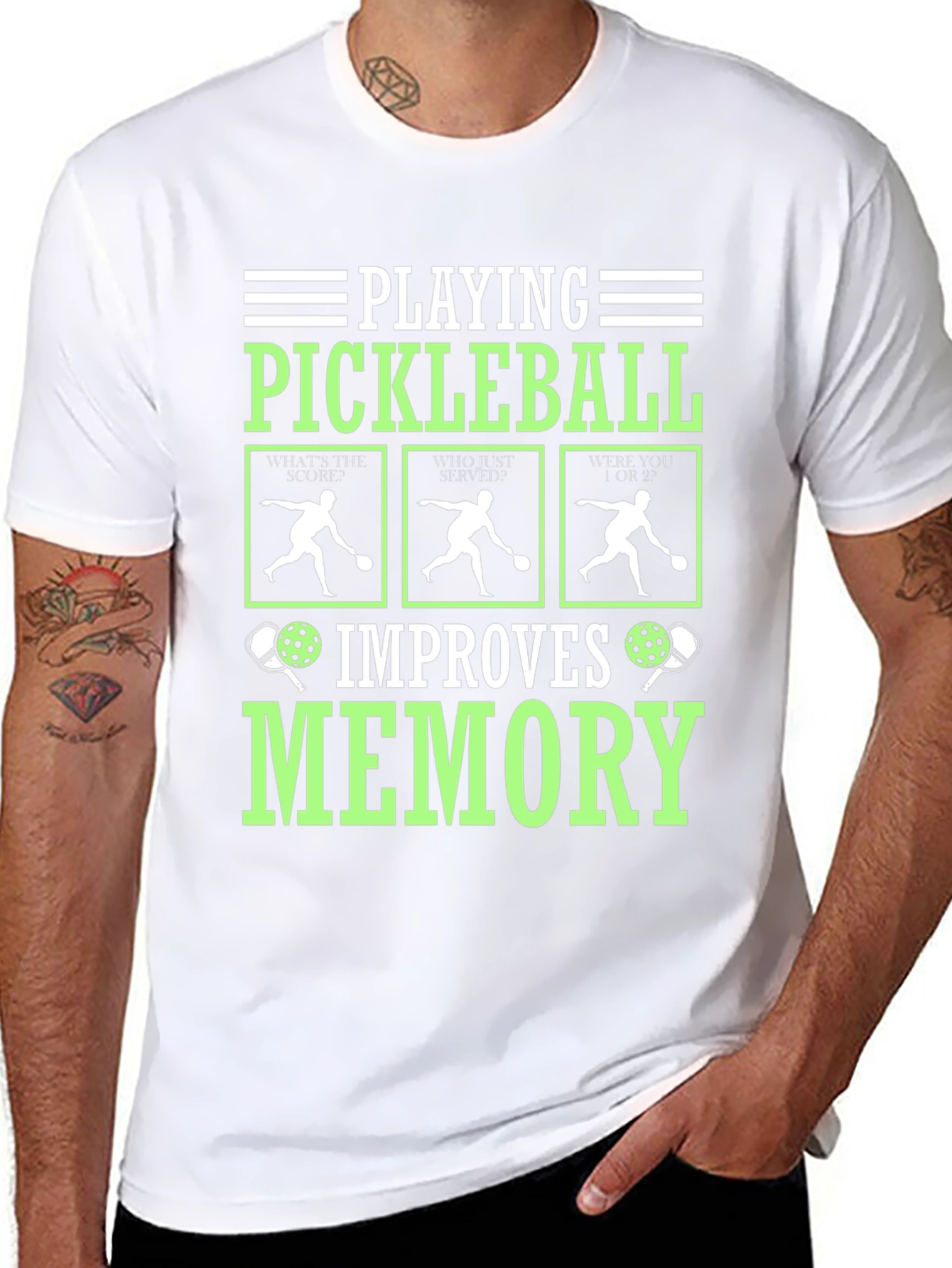 Pickleball Improves Memory T-Shirt