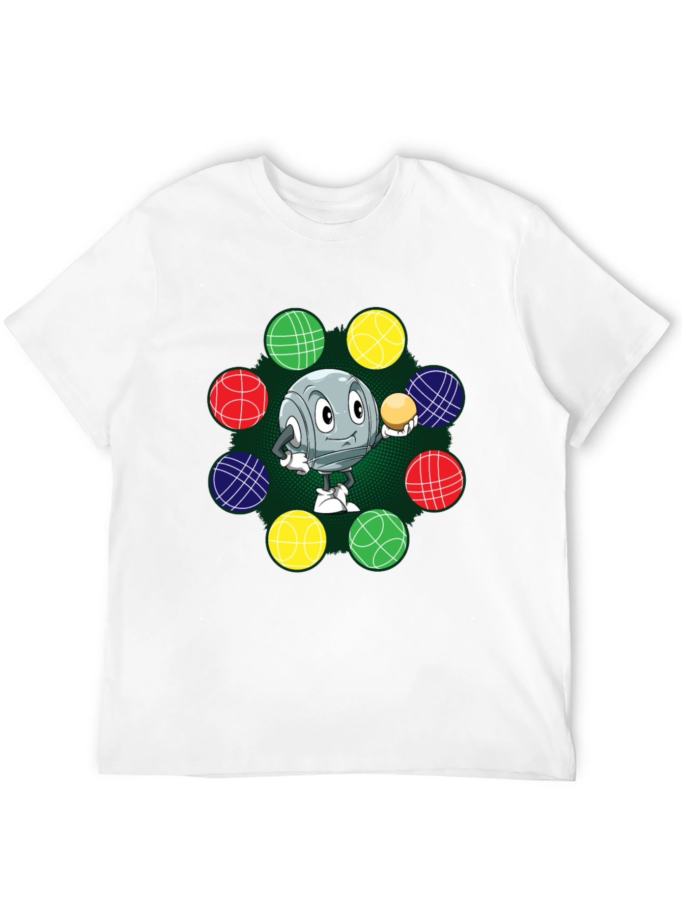 Cartoon Bocce Ball T-Shirt
