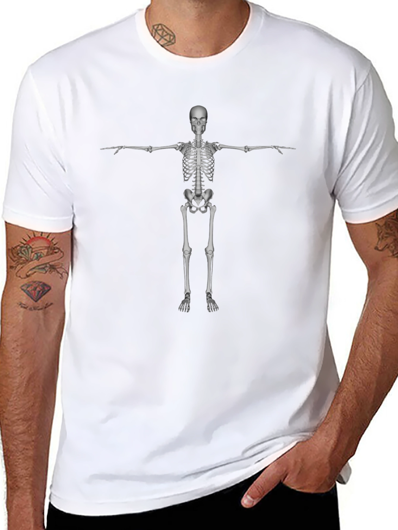 Skeleton Graphic T-Shirt