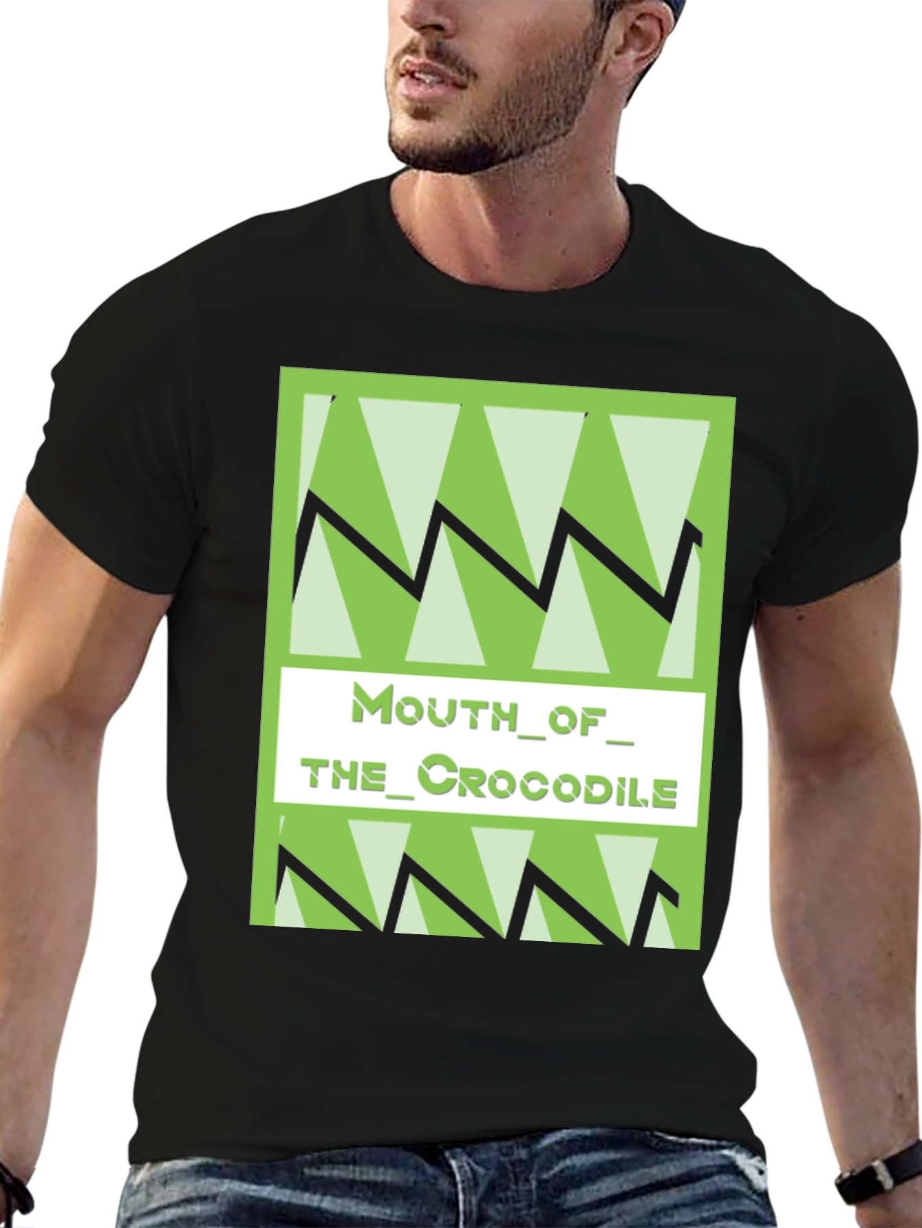 Mouth Of The Crocodile Graphic Print T-Shirt