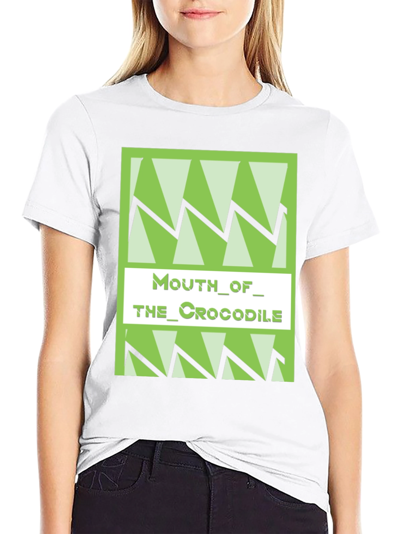 Mouth Of The Crocodile Graphic Print T-Shirt