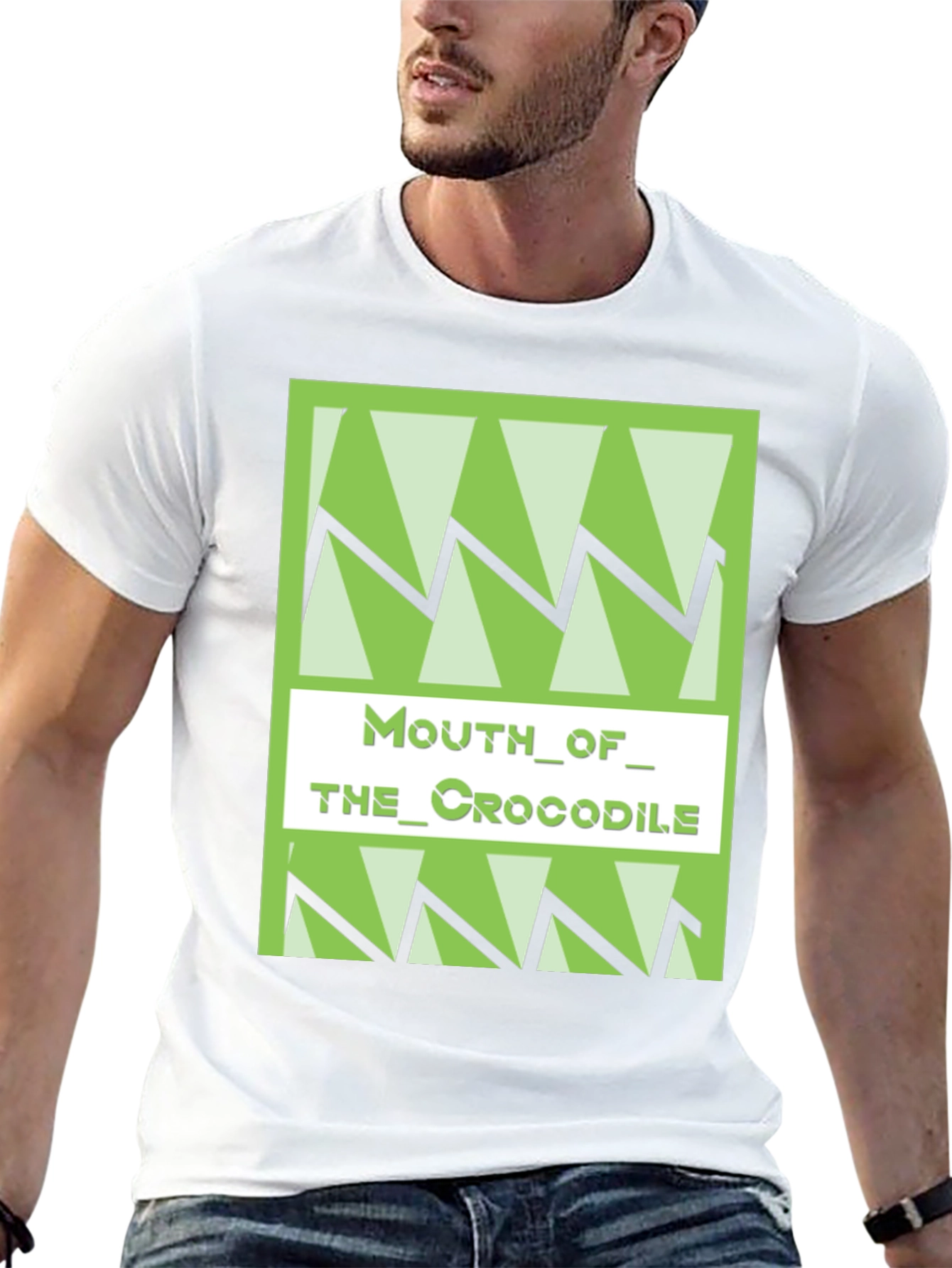 Mouth Of The Crocodile Graphic Print T-Shirt
