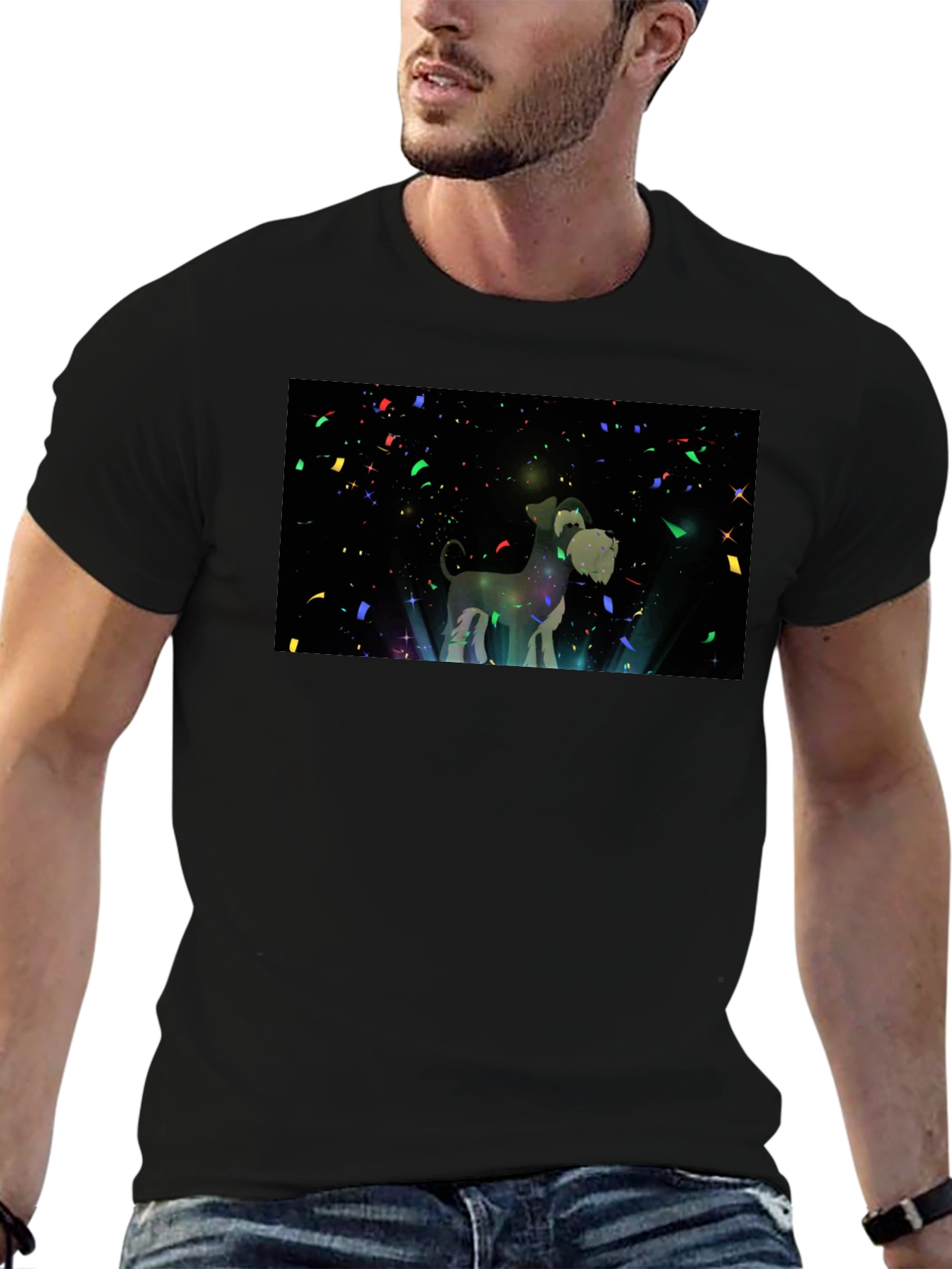 Dog Lovers Starry Night T-Shirt