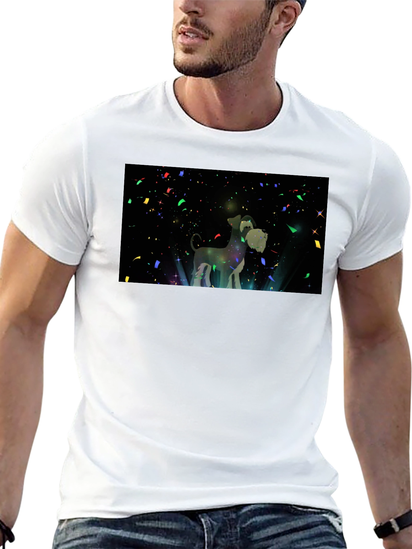 Dog Lovers Starry Night T-Shirt