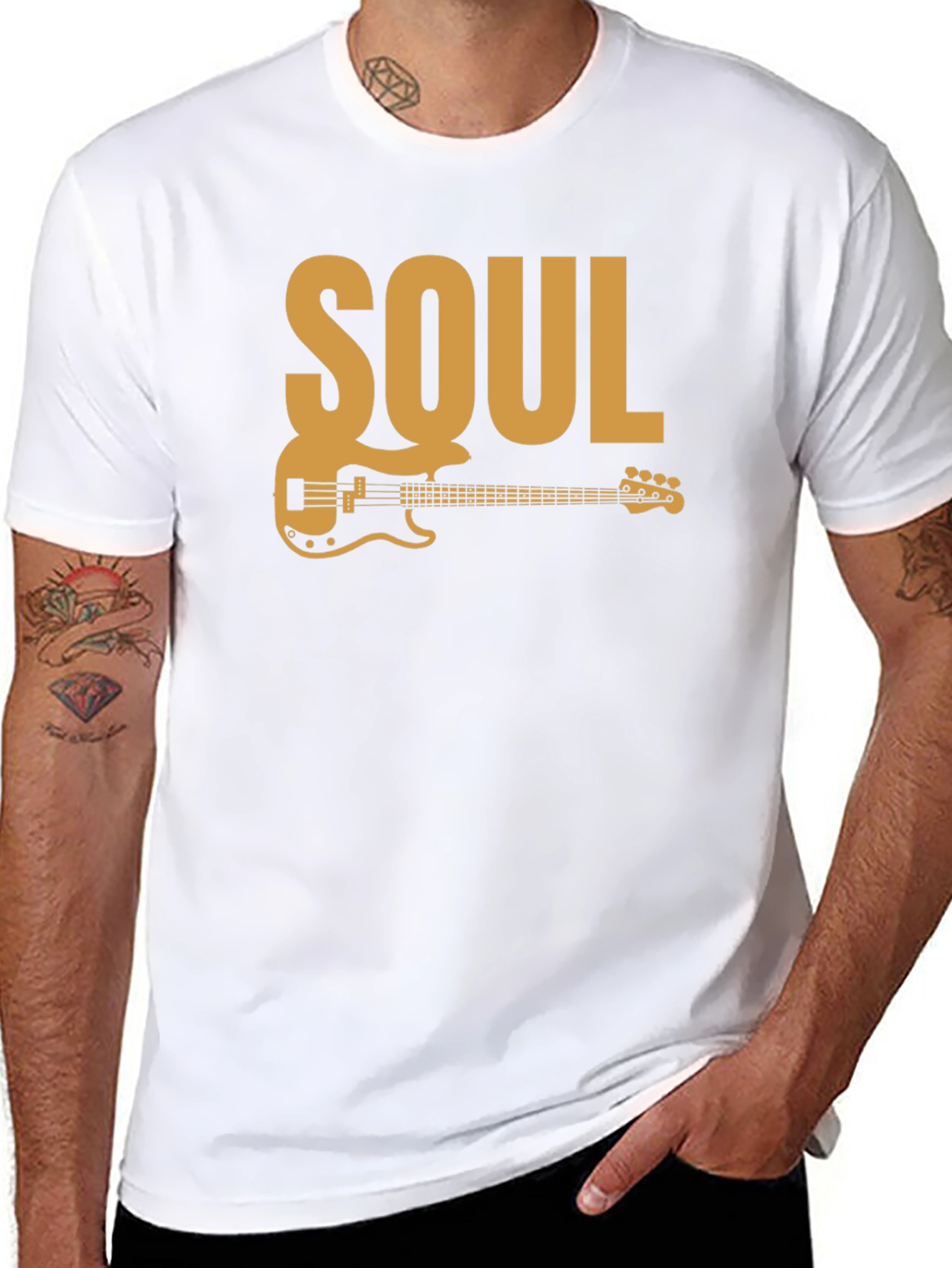 Soul Music Guitar T-Shirt - Black