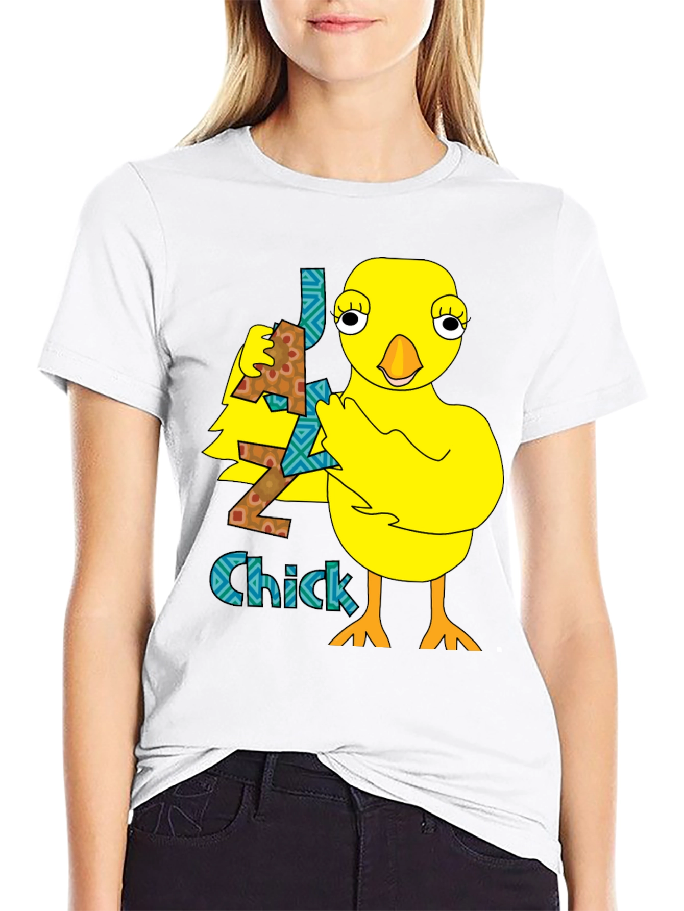 Cute Chick Graphic Tee - Quirky Animal T-Shirt