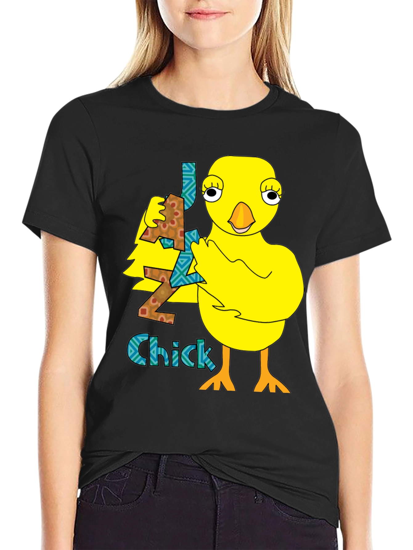 Cute Chick Graphic Tee - Quirky Animal T-Shirt