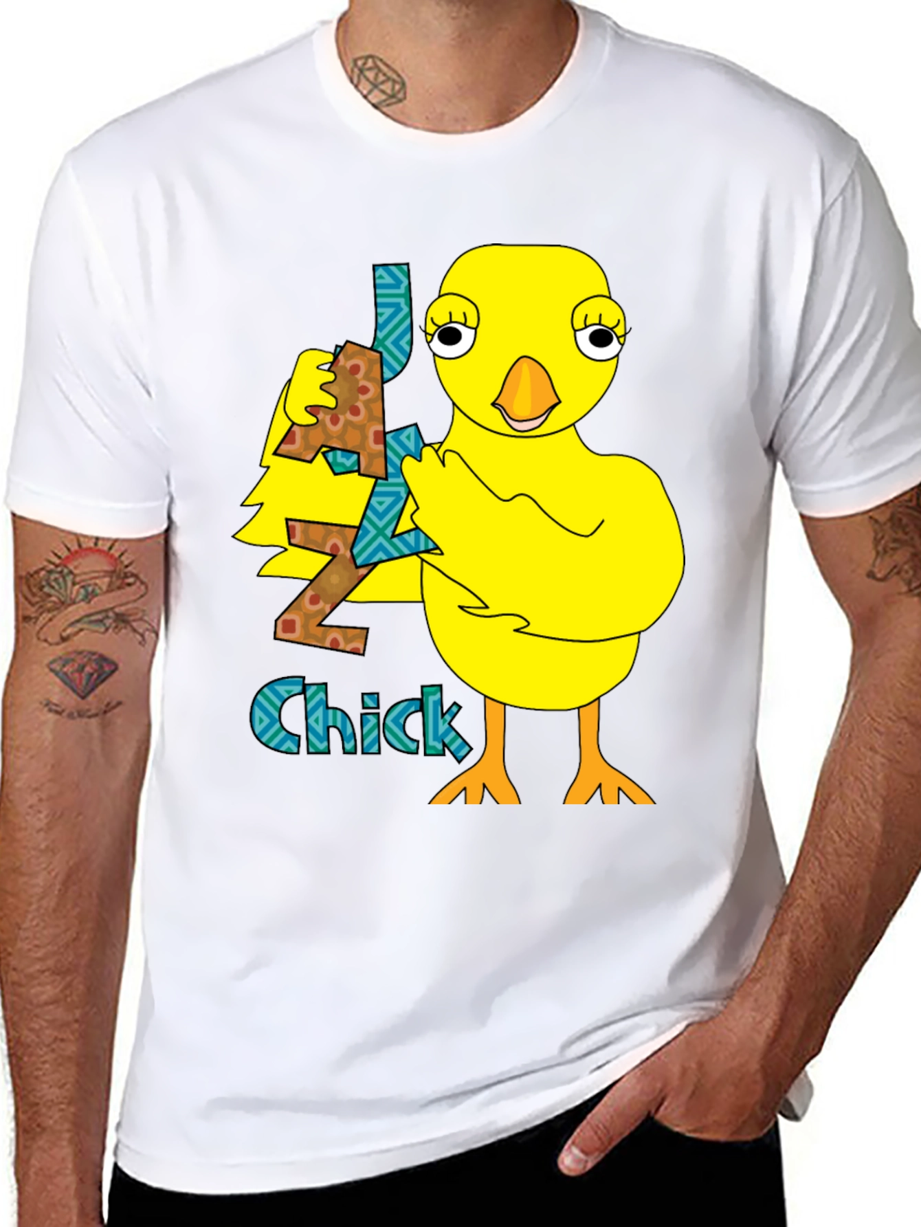 Cute Chick Graphic Tee - Quirky Animal T-Shirt