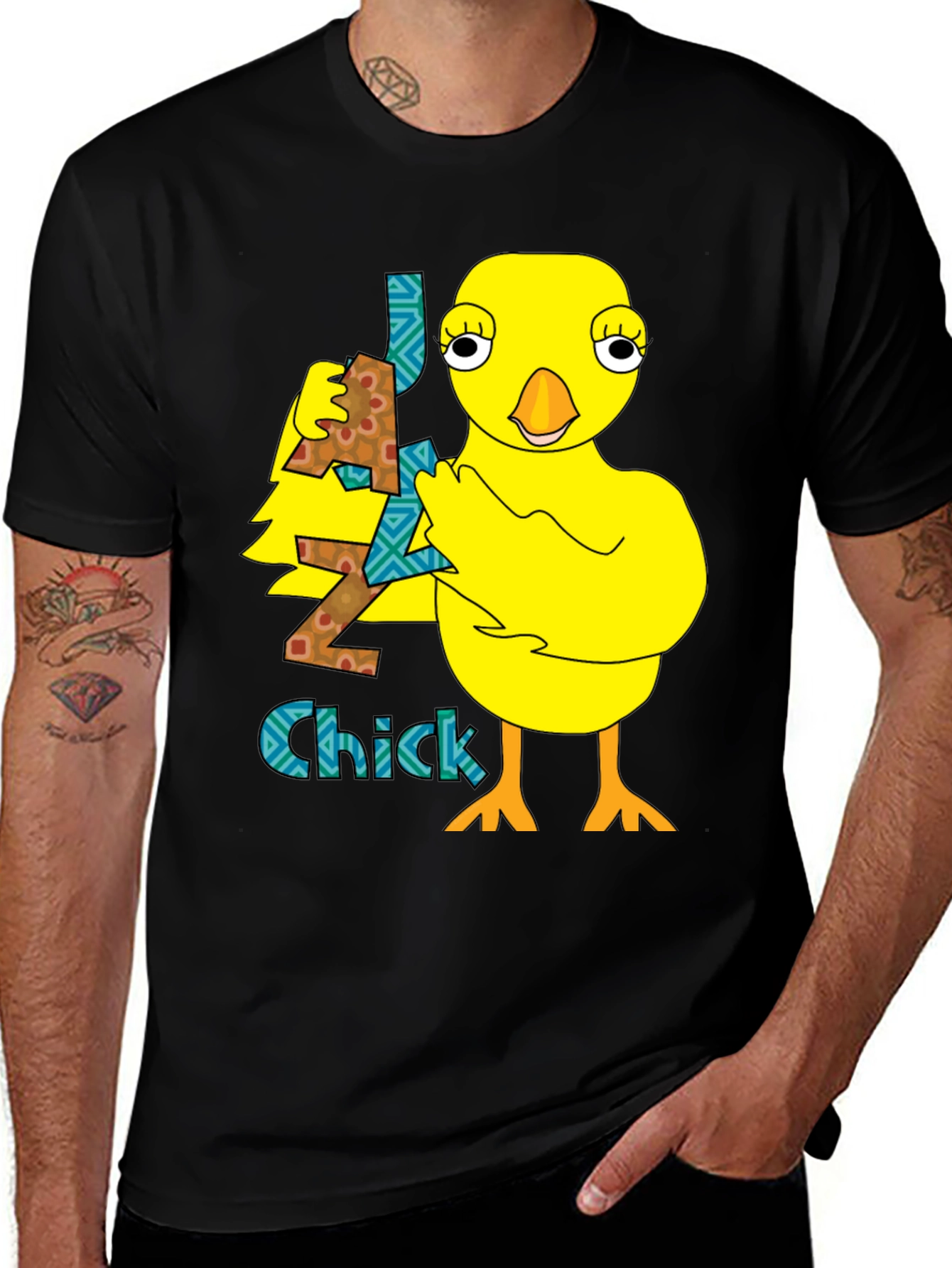 Cute Chick Graphic Tee - Quirky Animal T-Shirt