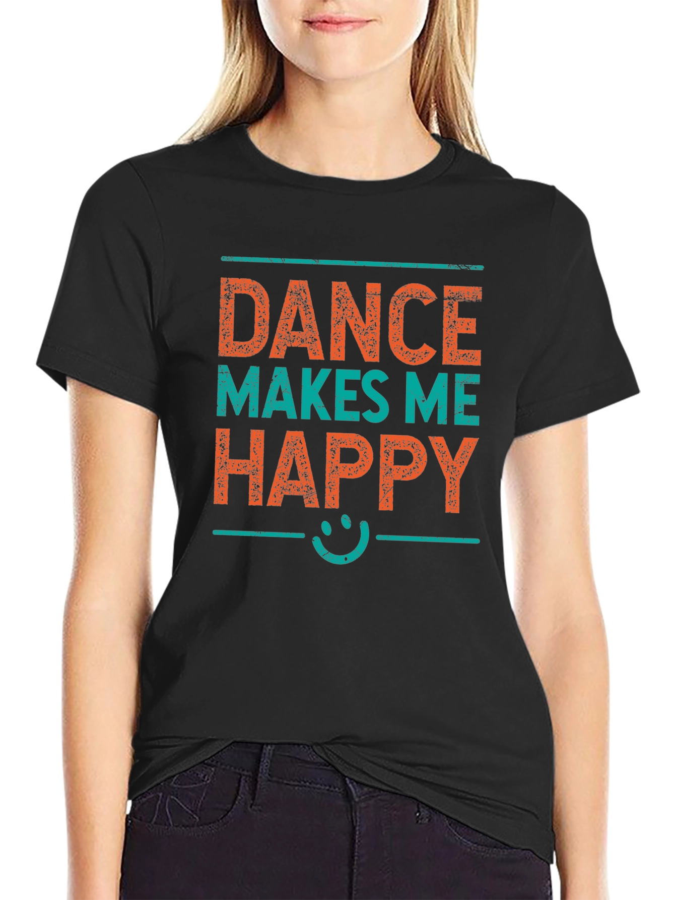 Dance Makes Me Happy Graphic Tee