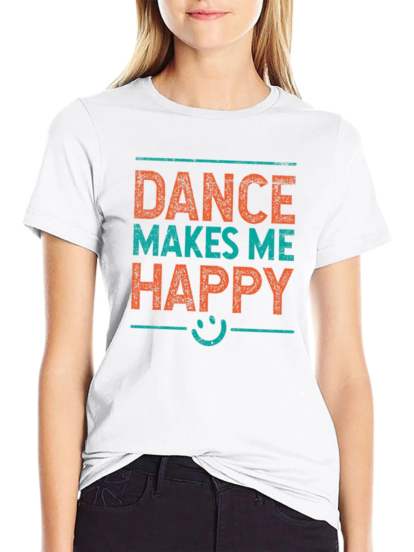 Dance Makes Me Happy Graphic Tee