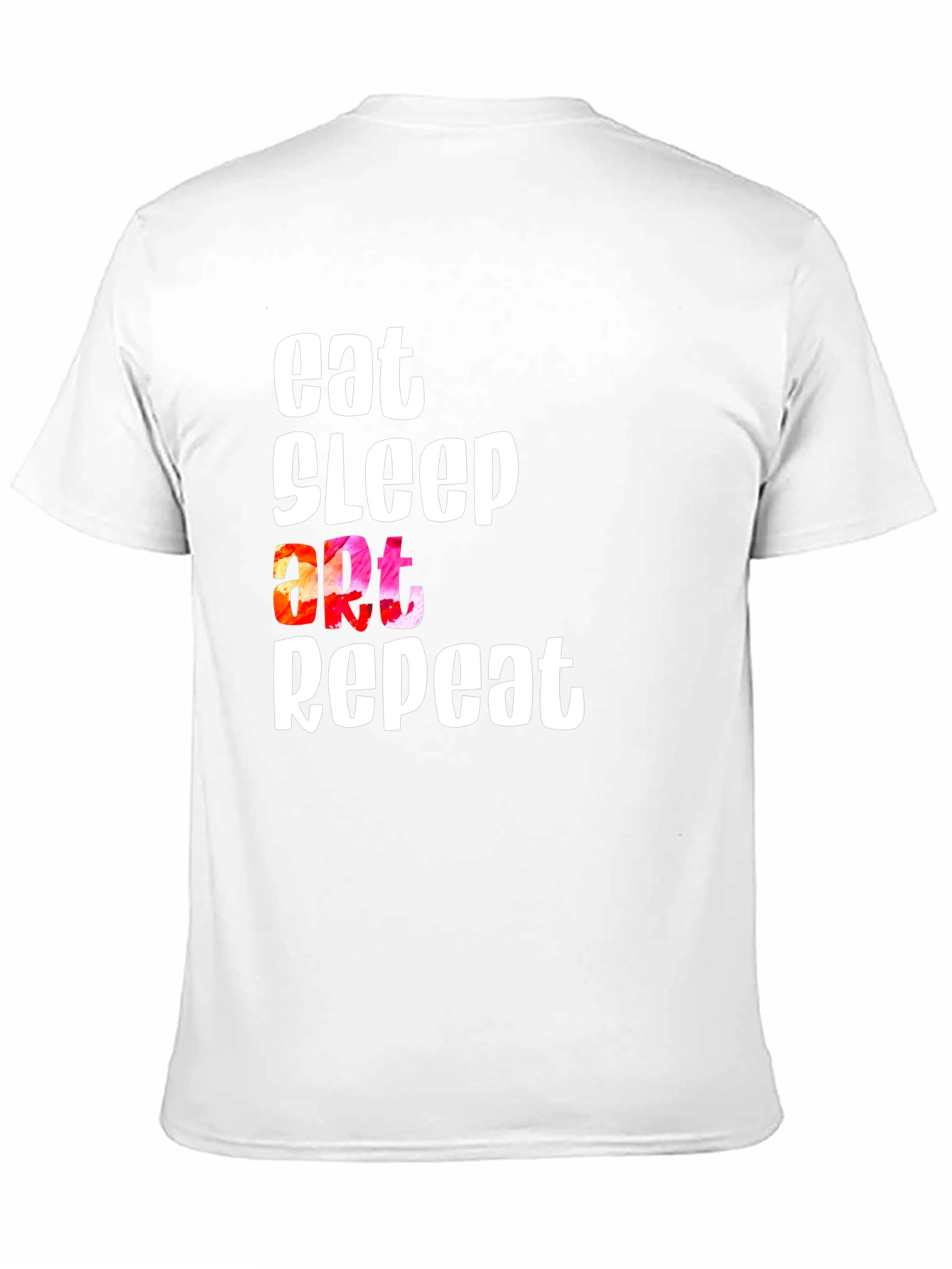 Eat Sleep Art Repeat Graphic T-Shirt