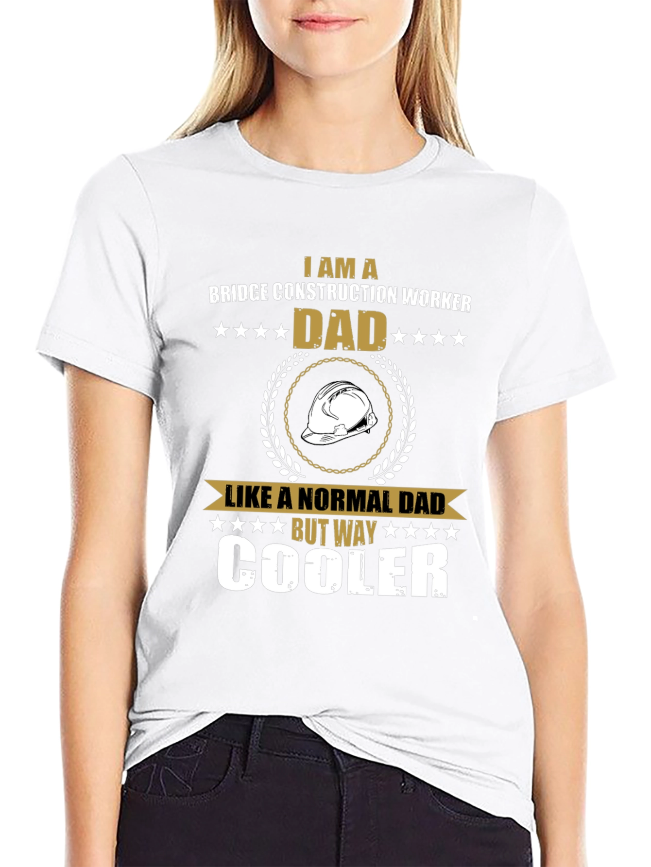 Bridge Construction Worker Dad T-Shirt
