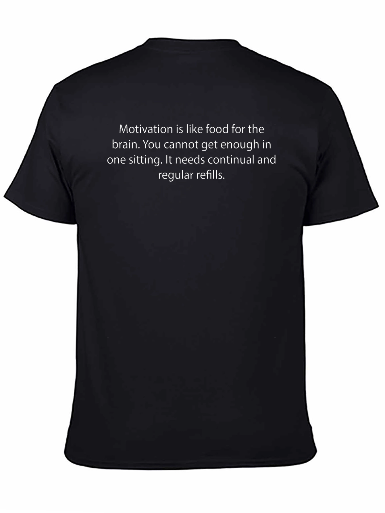Motivational T-Shirt: Food for the Brain