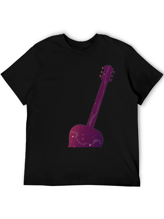 Galaxy Guitar T-Shirt - Cool Musician Tee