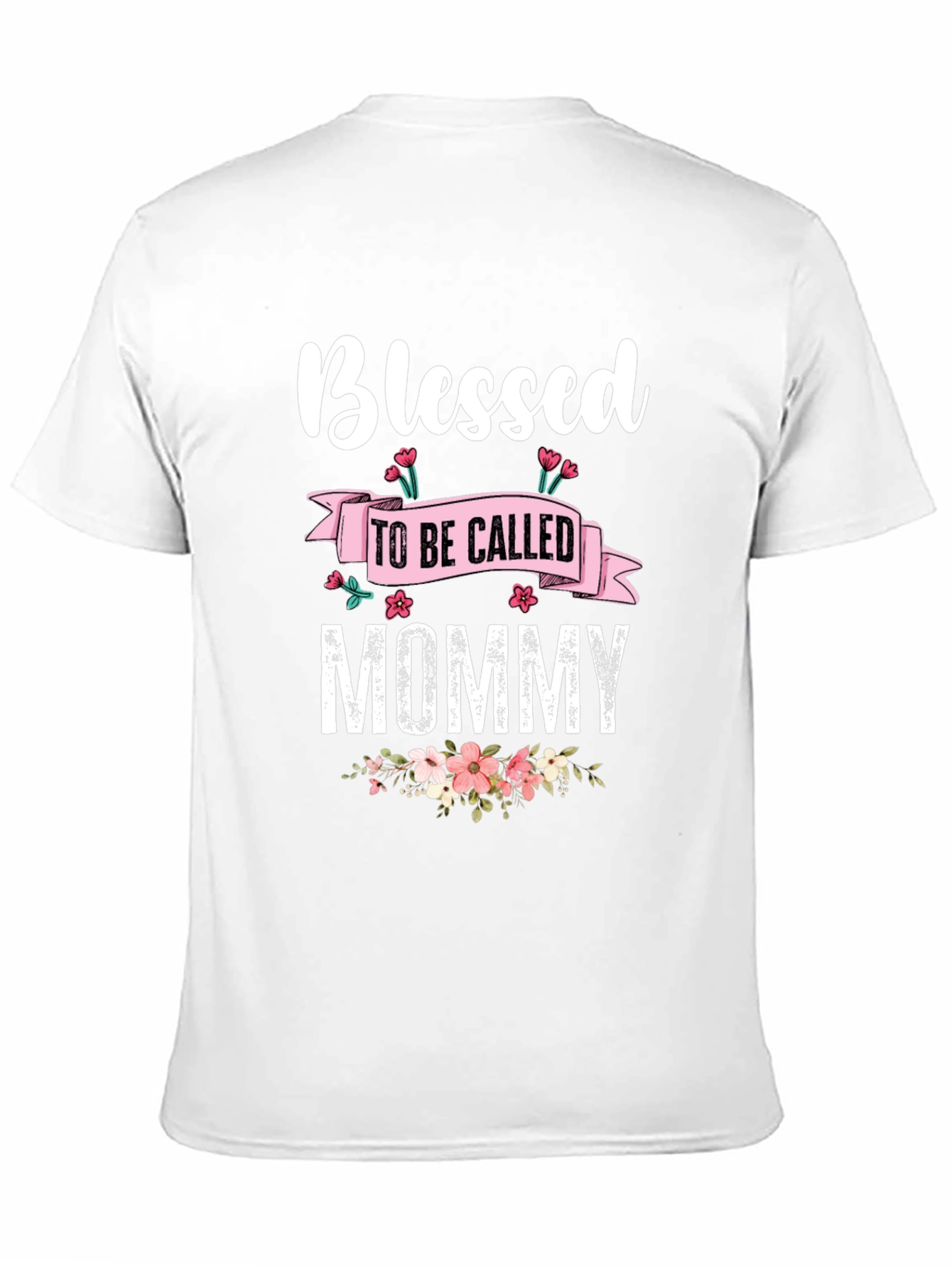Blessed To Be Called Mommy Black T-Shirt